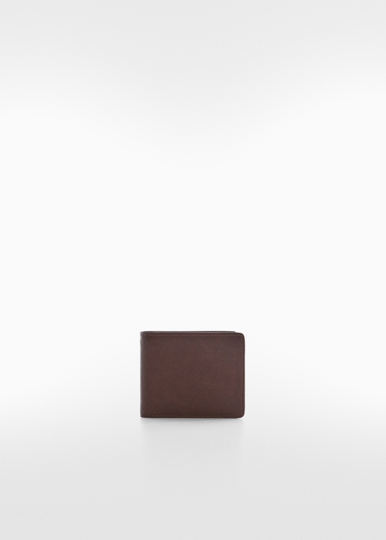 Plain leather wallet - Article without model