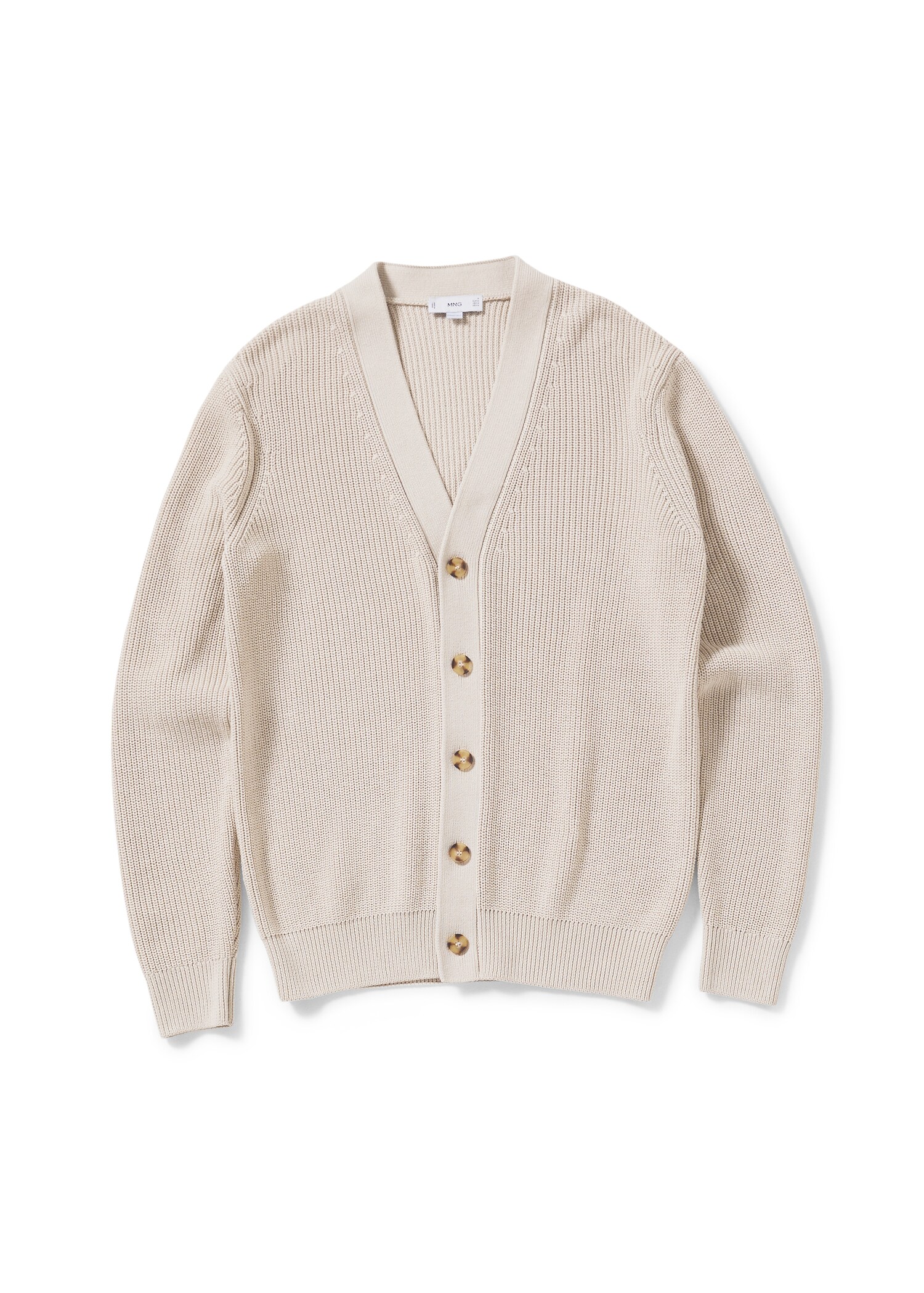 Structured cotton cardigan - Details of the article 9