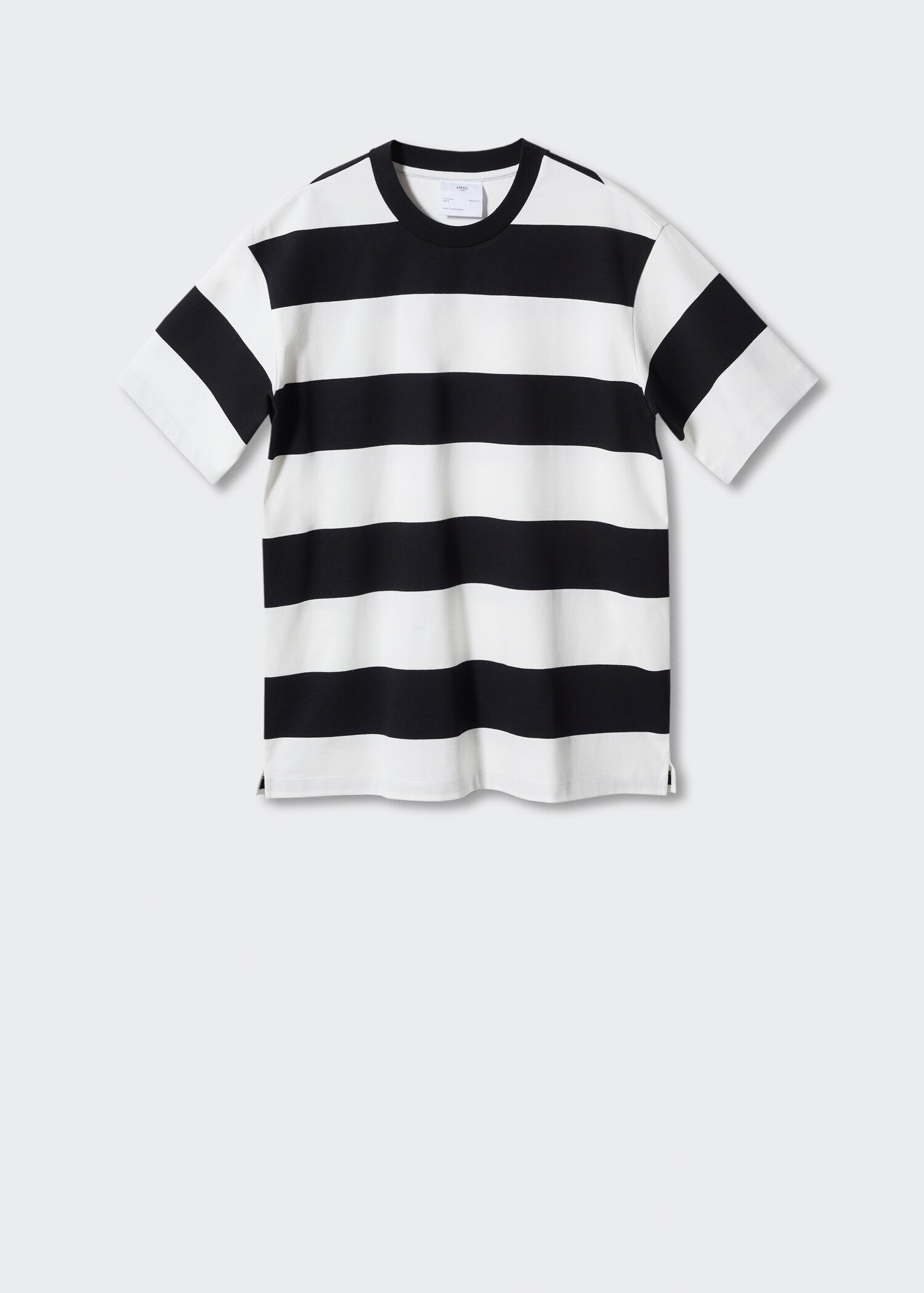 Striped cotton T-shirt - Article without model