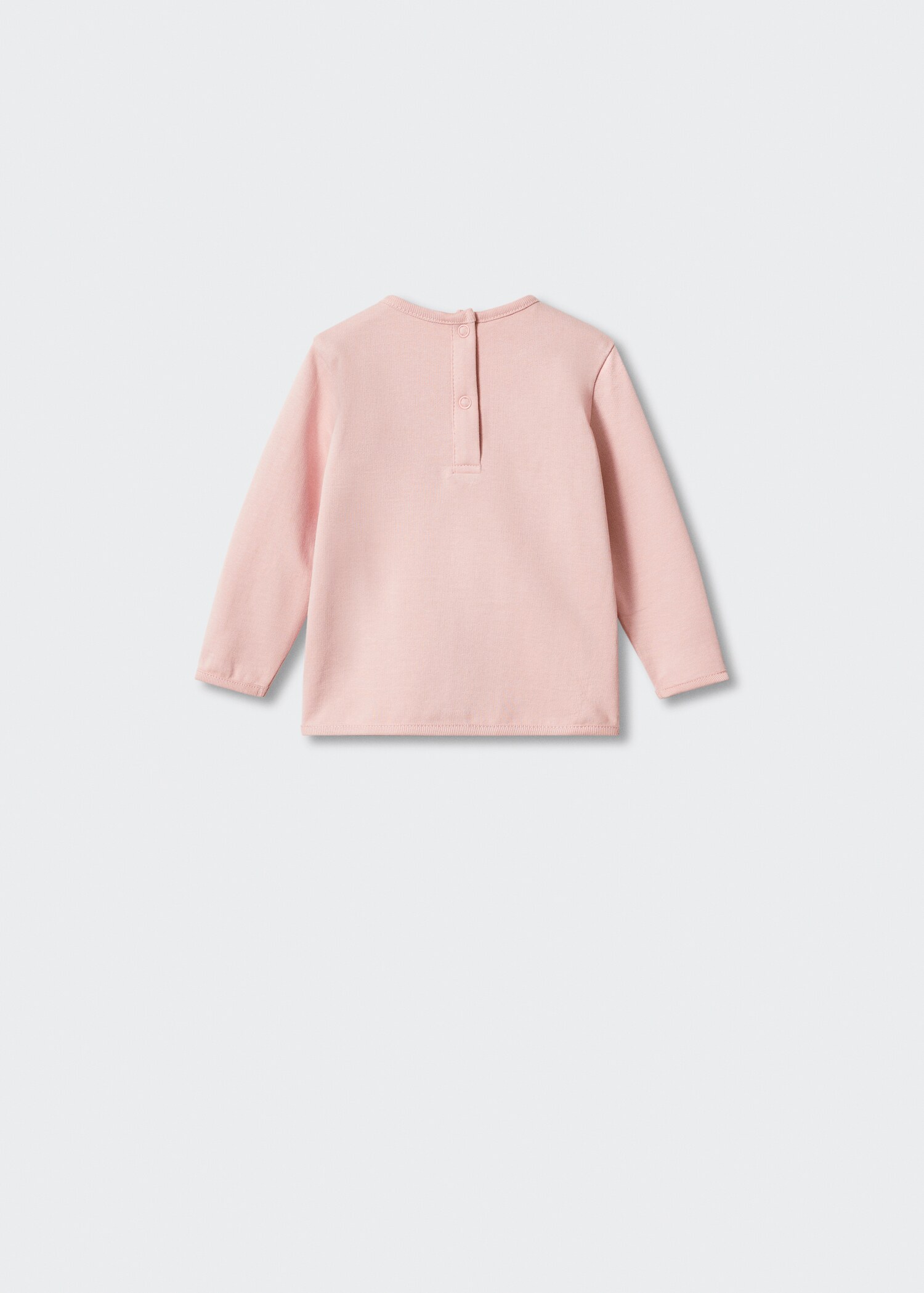 Printed cotton sweatshirt - Reverse of the article
