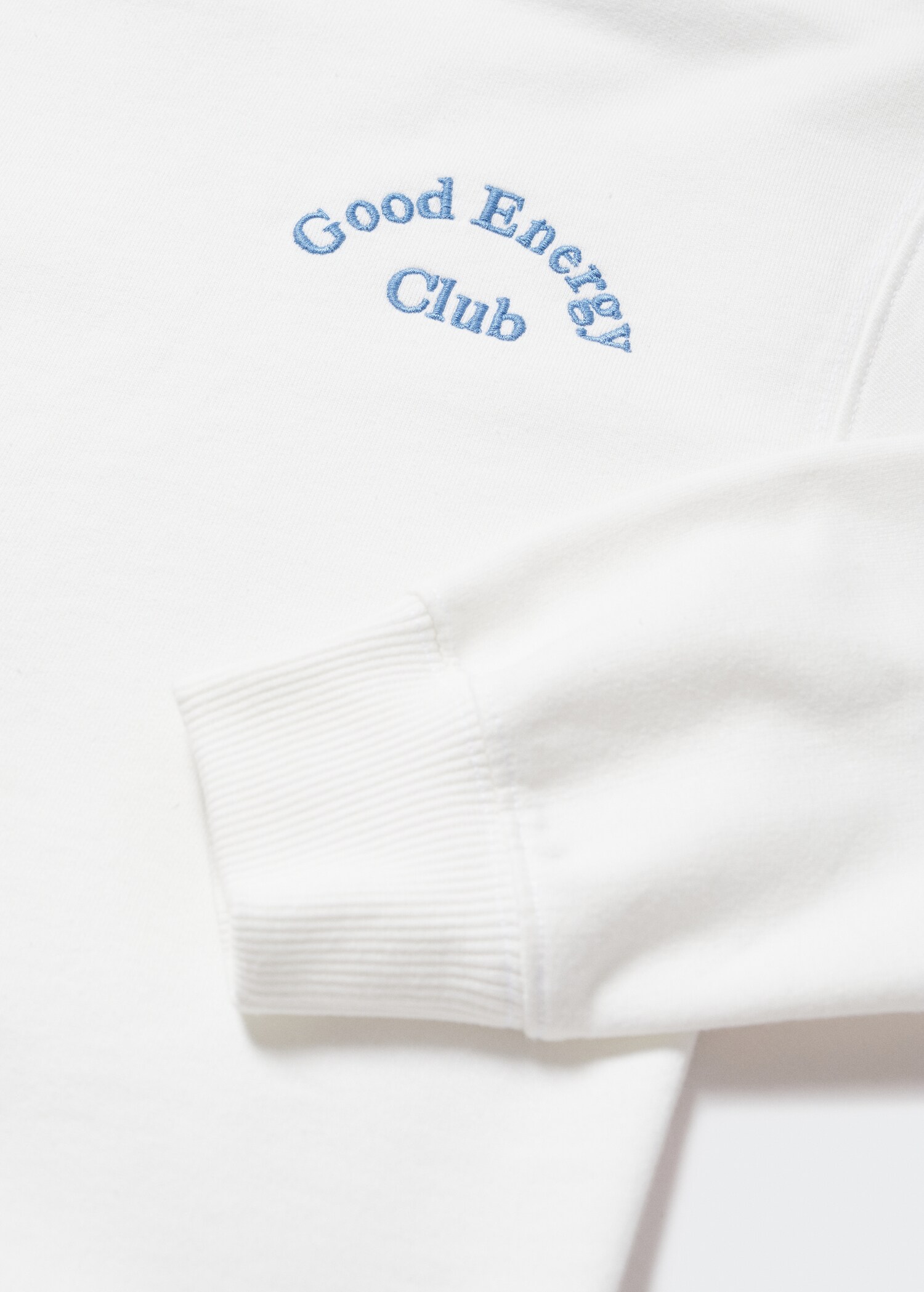 Embroidered cotton sweatshirt - Details of the article 8