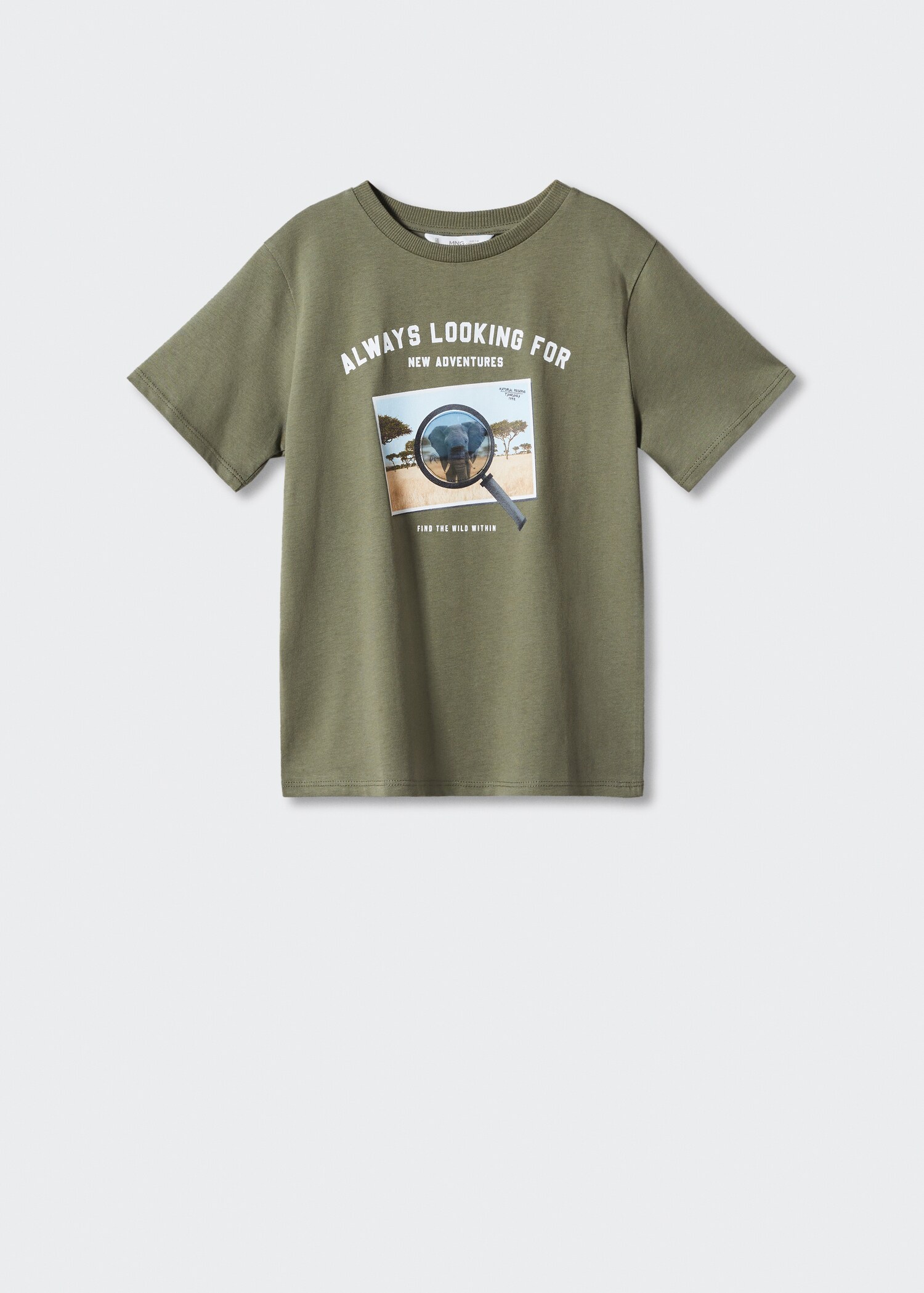 Printed cotton-blend T-shirt - Article without model