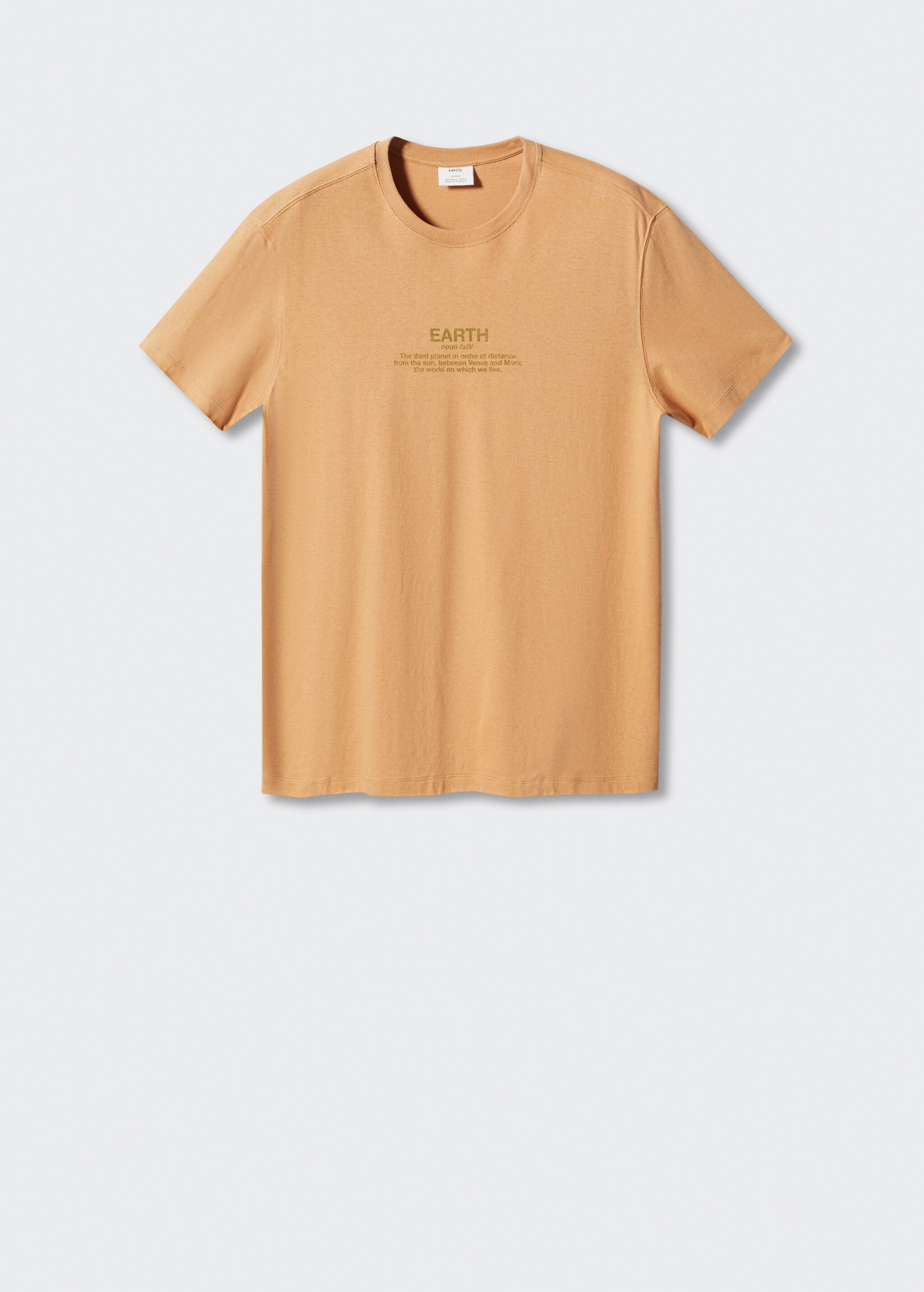 Camiseta 100% algodón relaxed fit - Artículo sin modelo