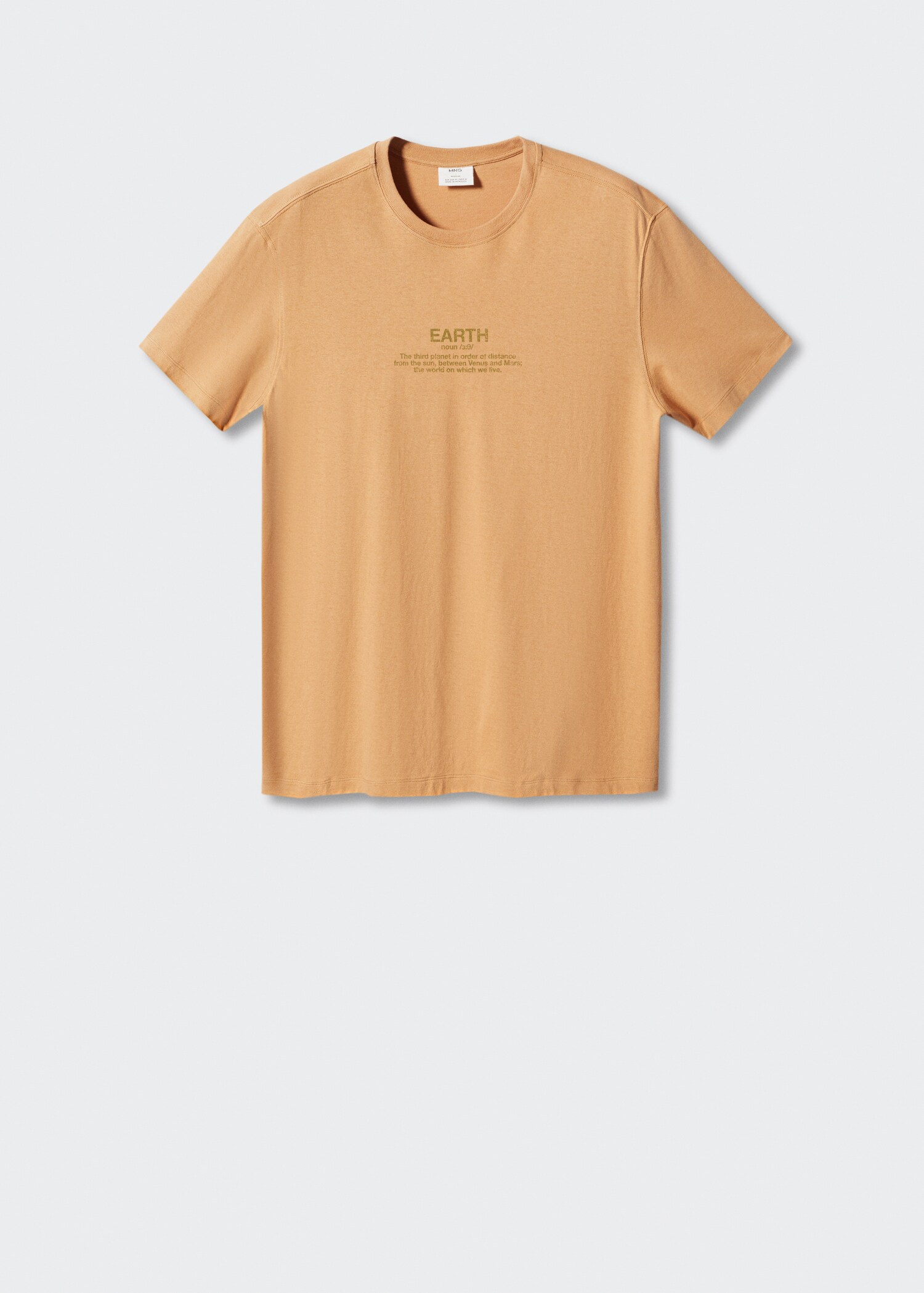 T-skjorte i 100% bomull relaxed fit - Artikkel uten modell