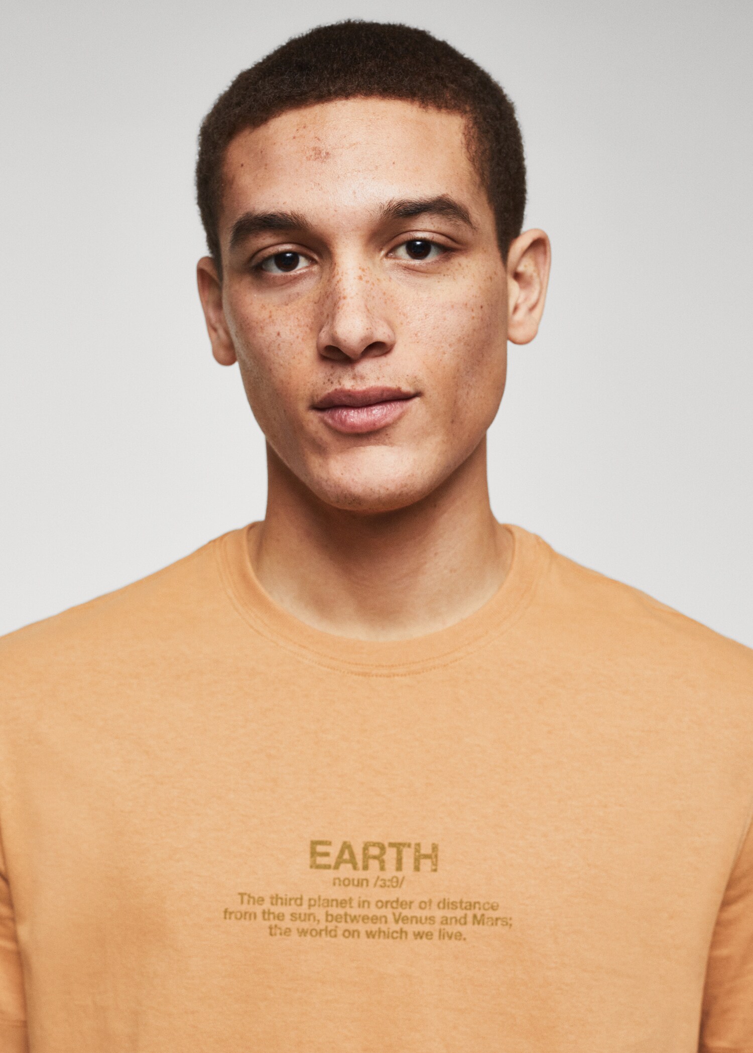T-skjorte i 100% bomull relaxed fit - Artikkeldetalj 1