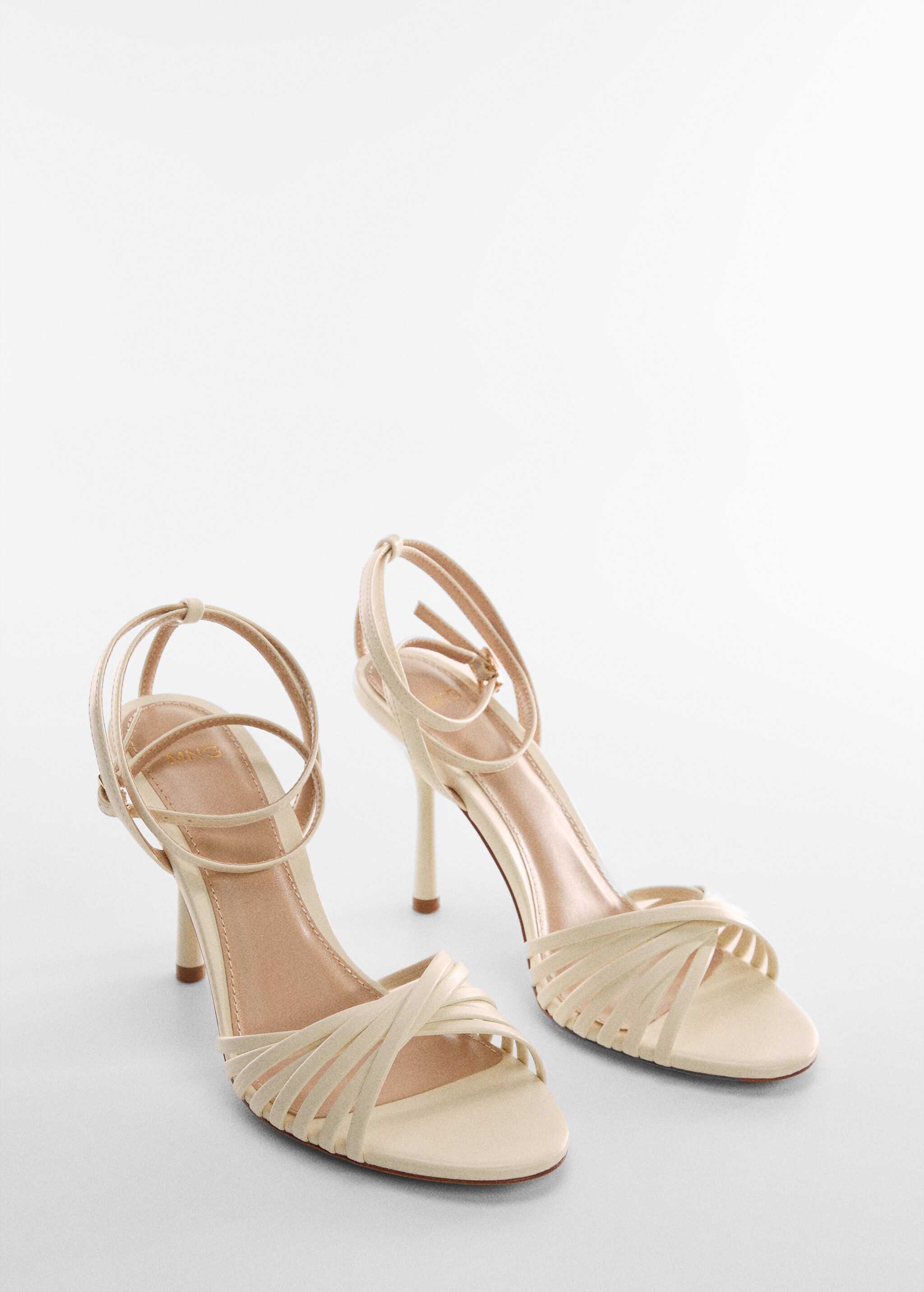 Strappy heeled sandals - Medium plane