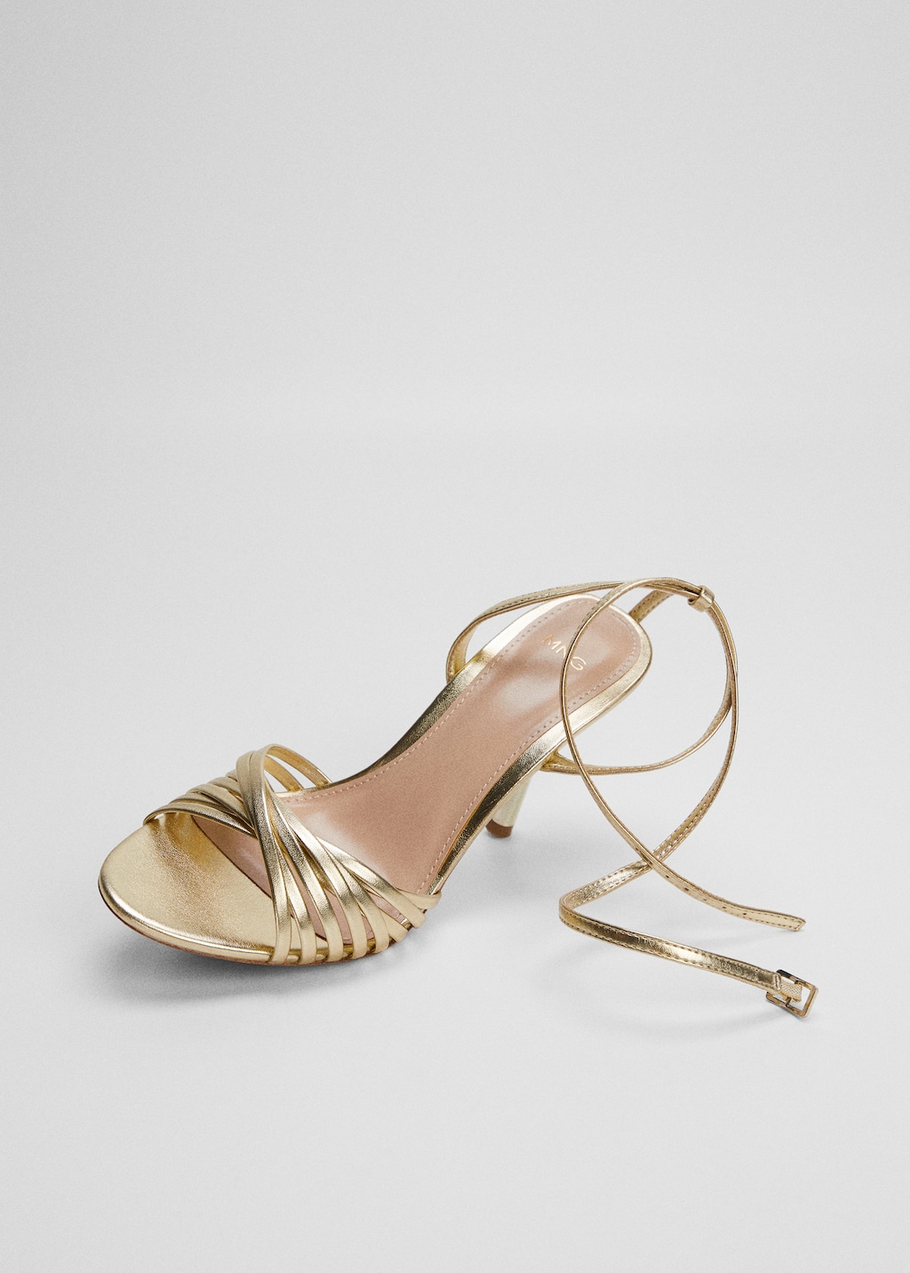 Strappy heeled sandals
