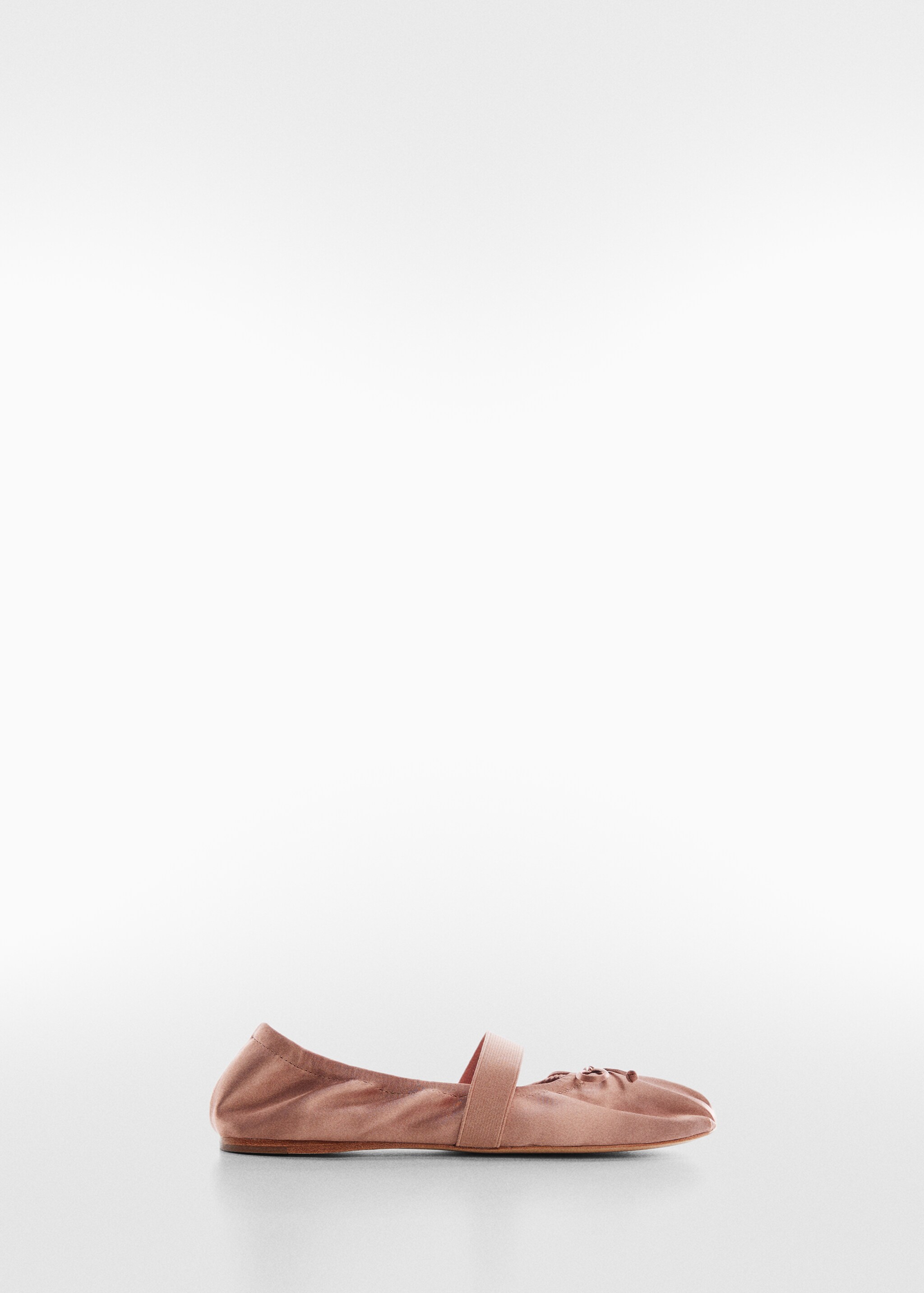 Elastic satin ballerinas - Article without model