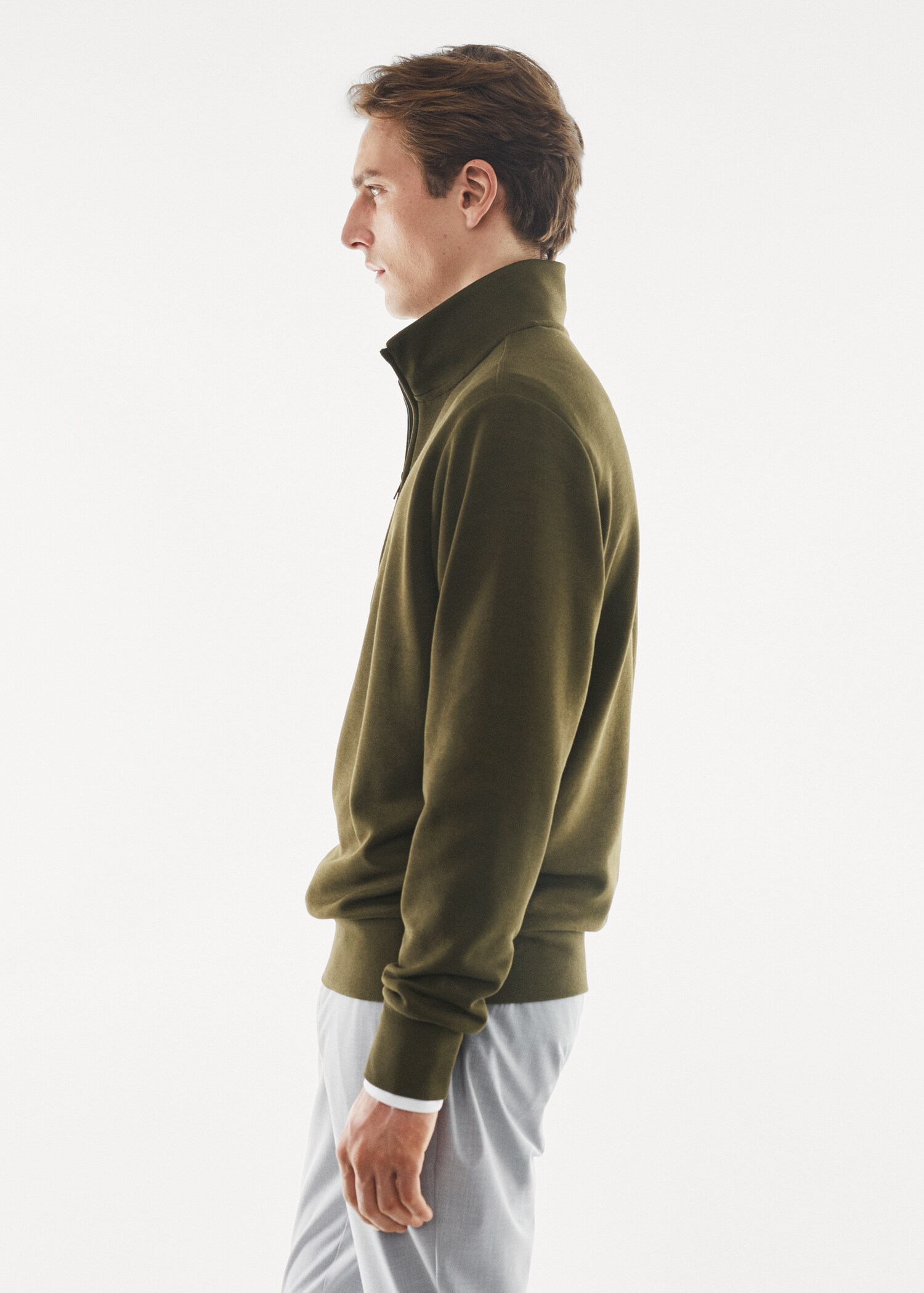 Sweatshirt med glidelås pustende - Artikkeldetalj 1