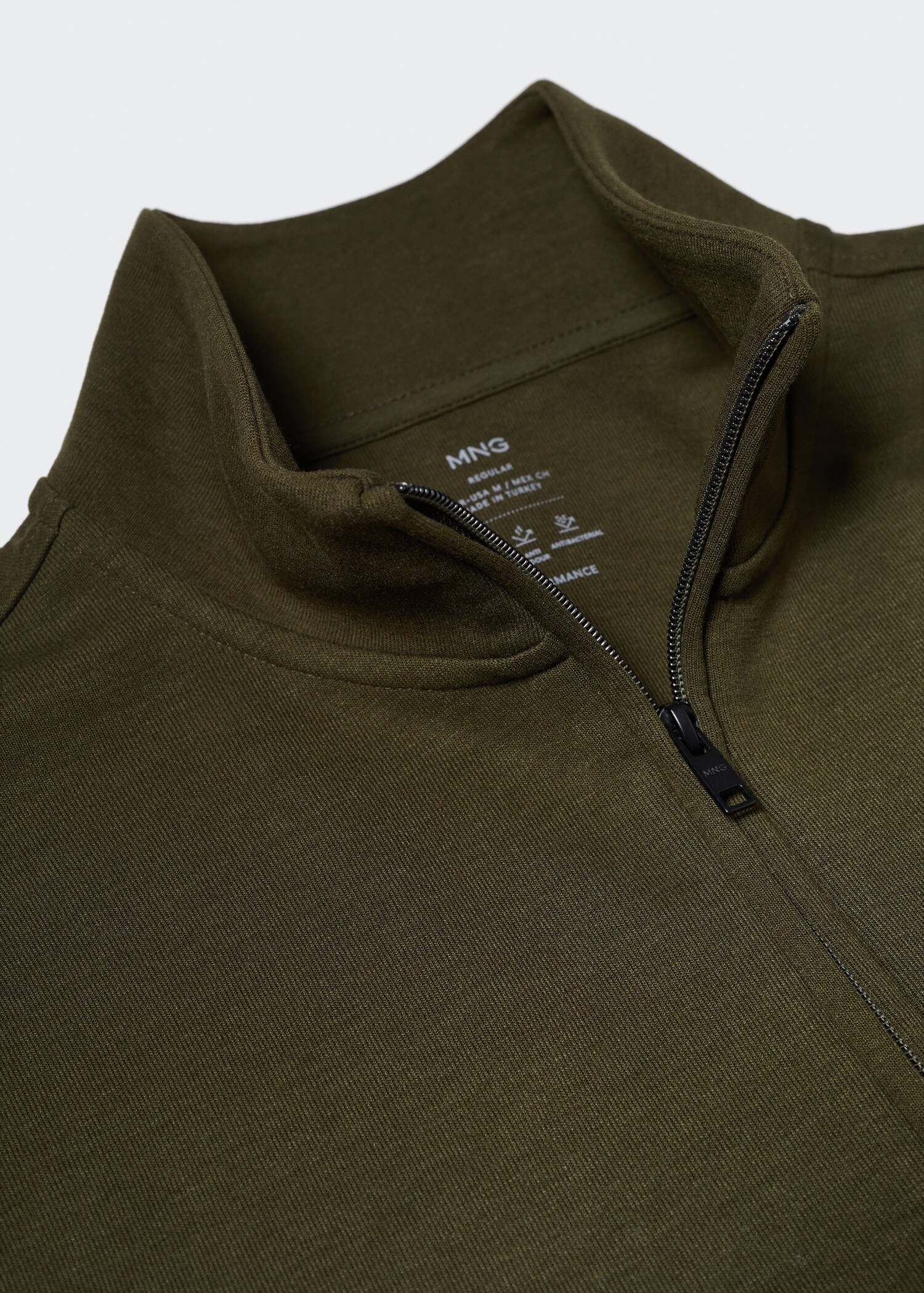Sweatshirt med glidelås pustende - Artikkeldetalj 8