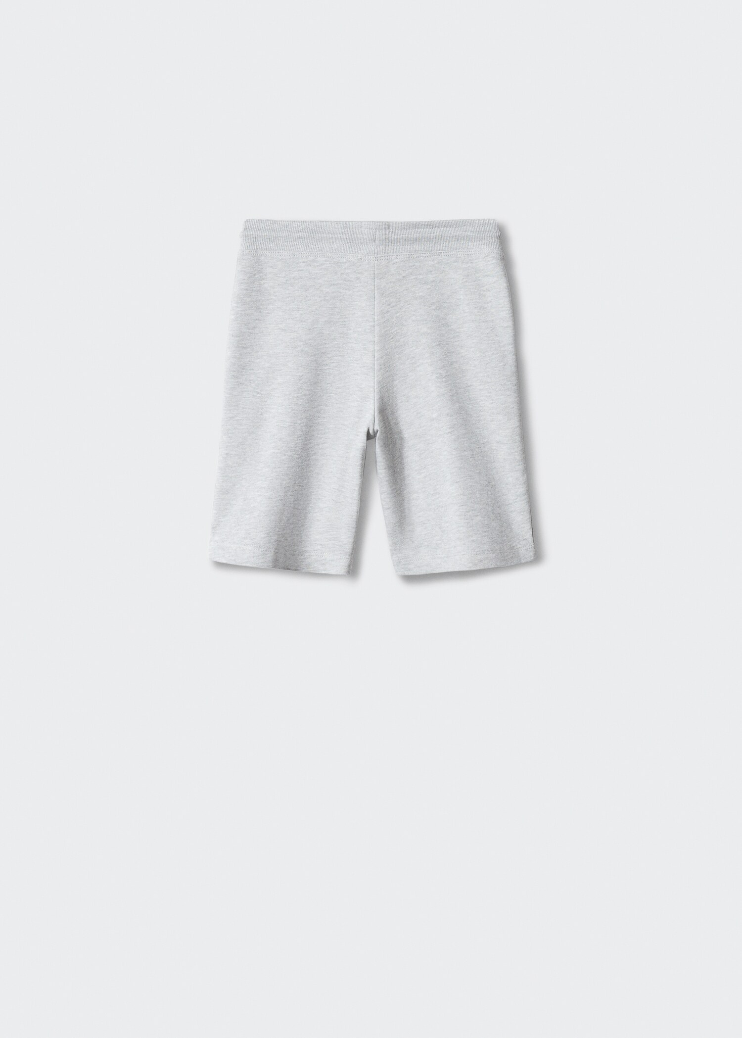Jogger cotton Bermuda shorts - Reverse of the article