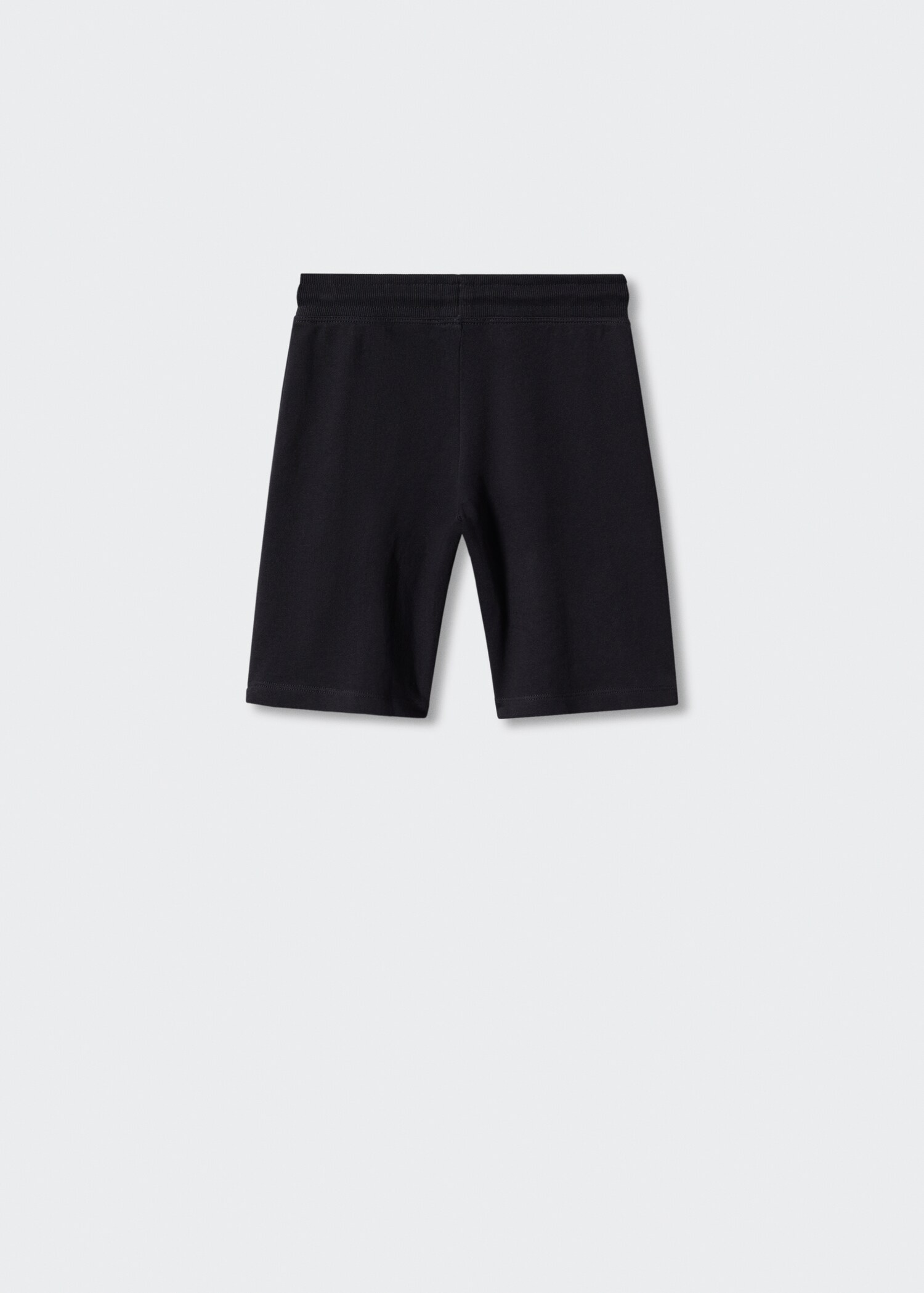 Jogger cotton Bermuda shorts - Reverse of the article