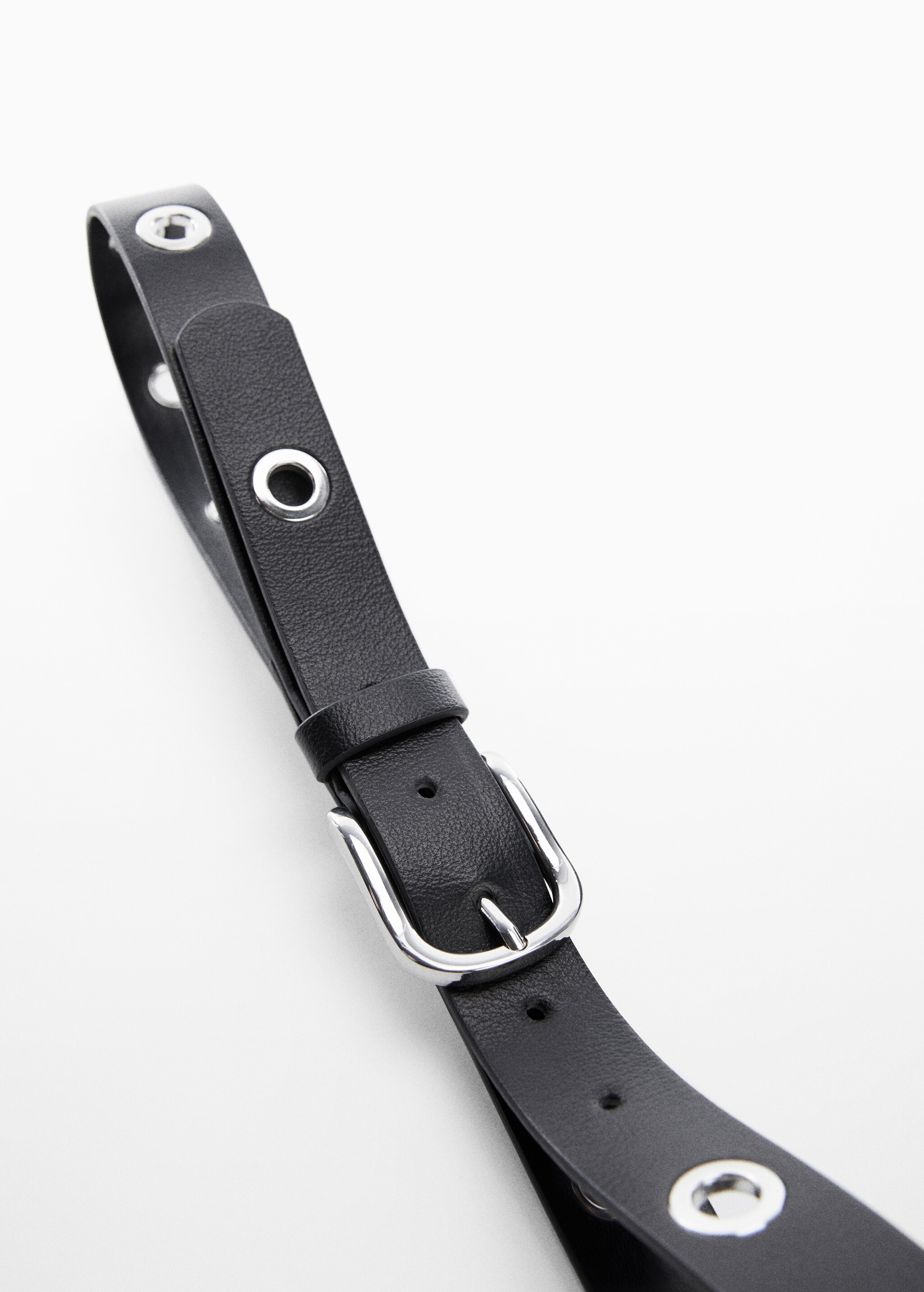 Belt with metal eyelets - Details of the article 1