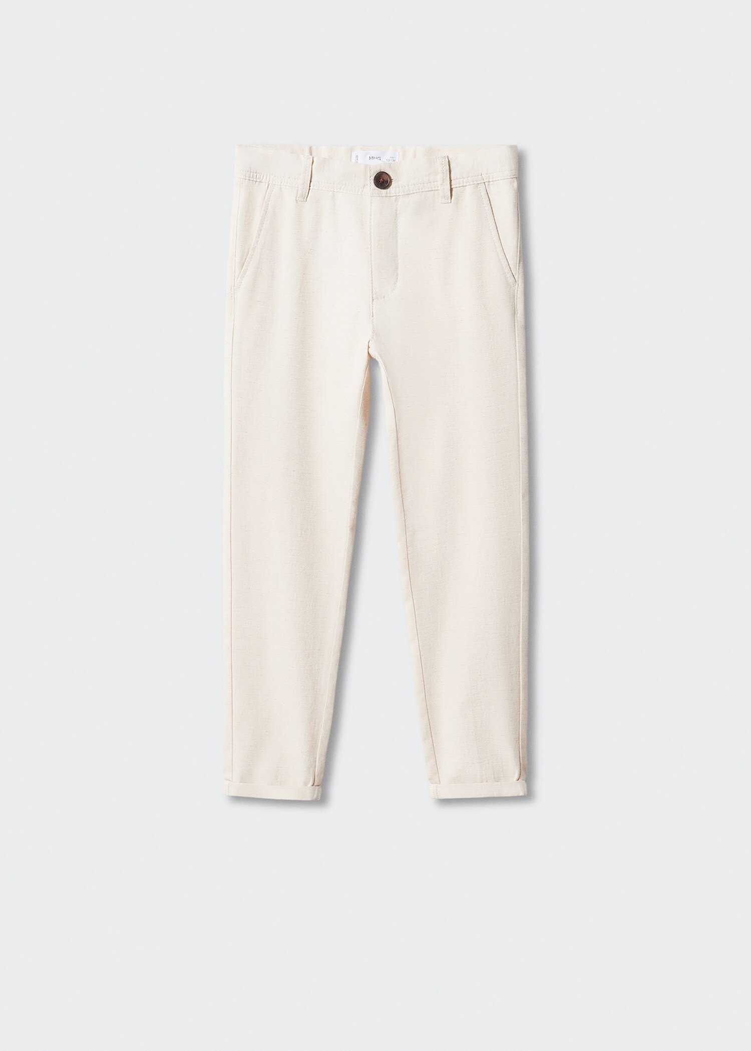 Linen chino trousers - Article without model