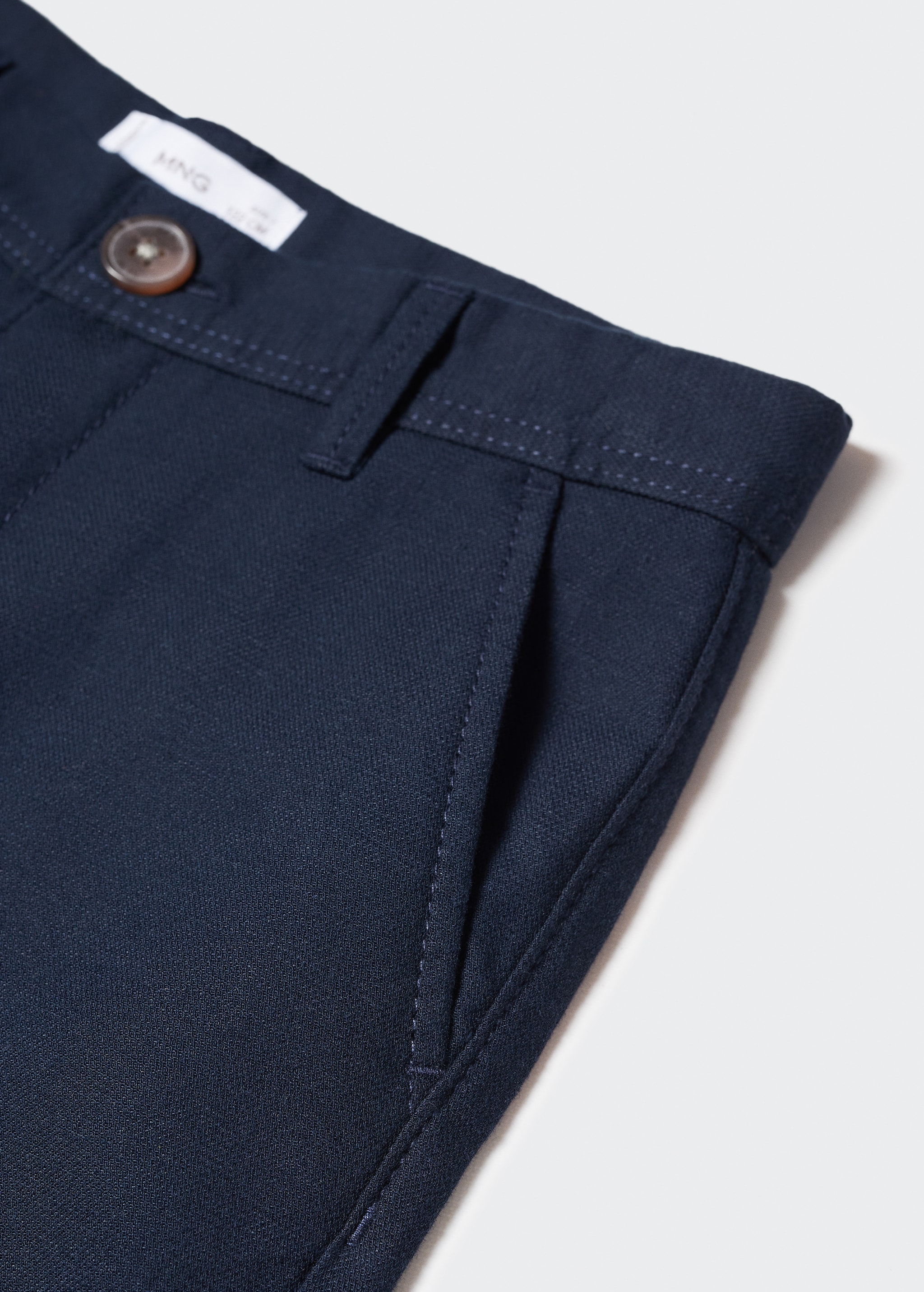 Linen chino trousers - Details of the article 8