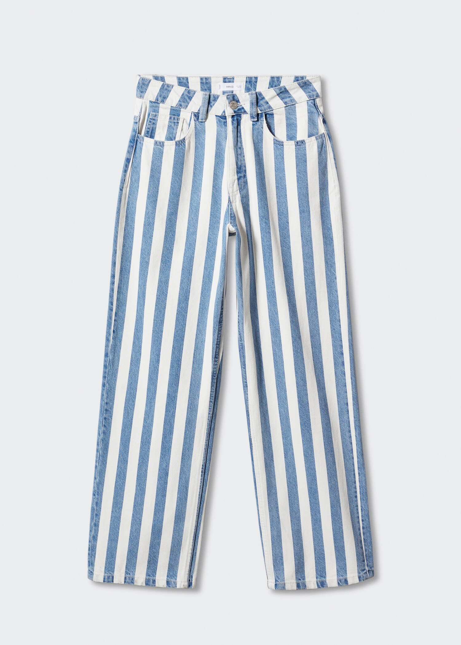Jeans diritti righe - Articolo senza modello