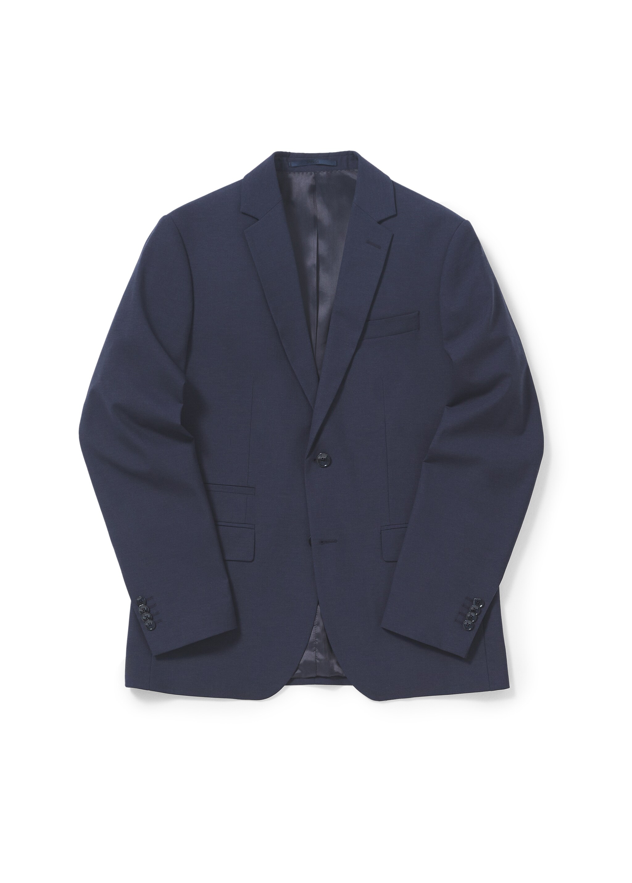 Slim-fit wool suit jacket - Details of the article 9