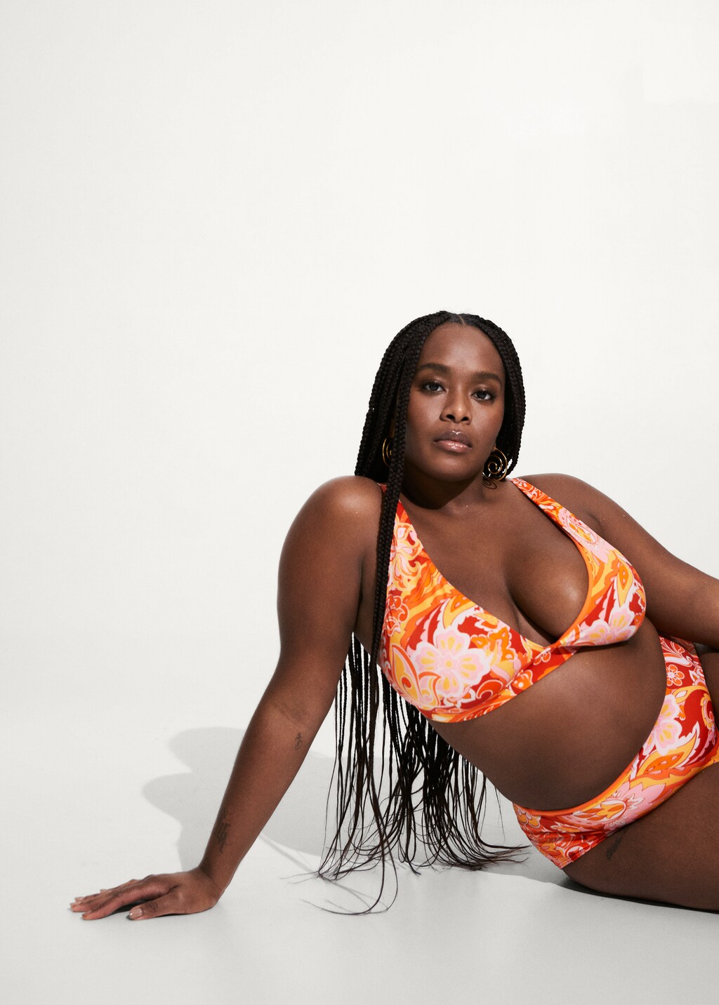 orange bikini triangle