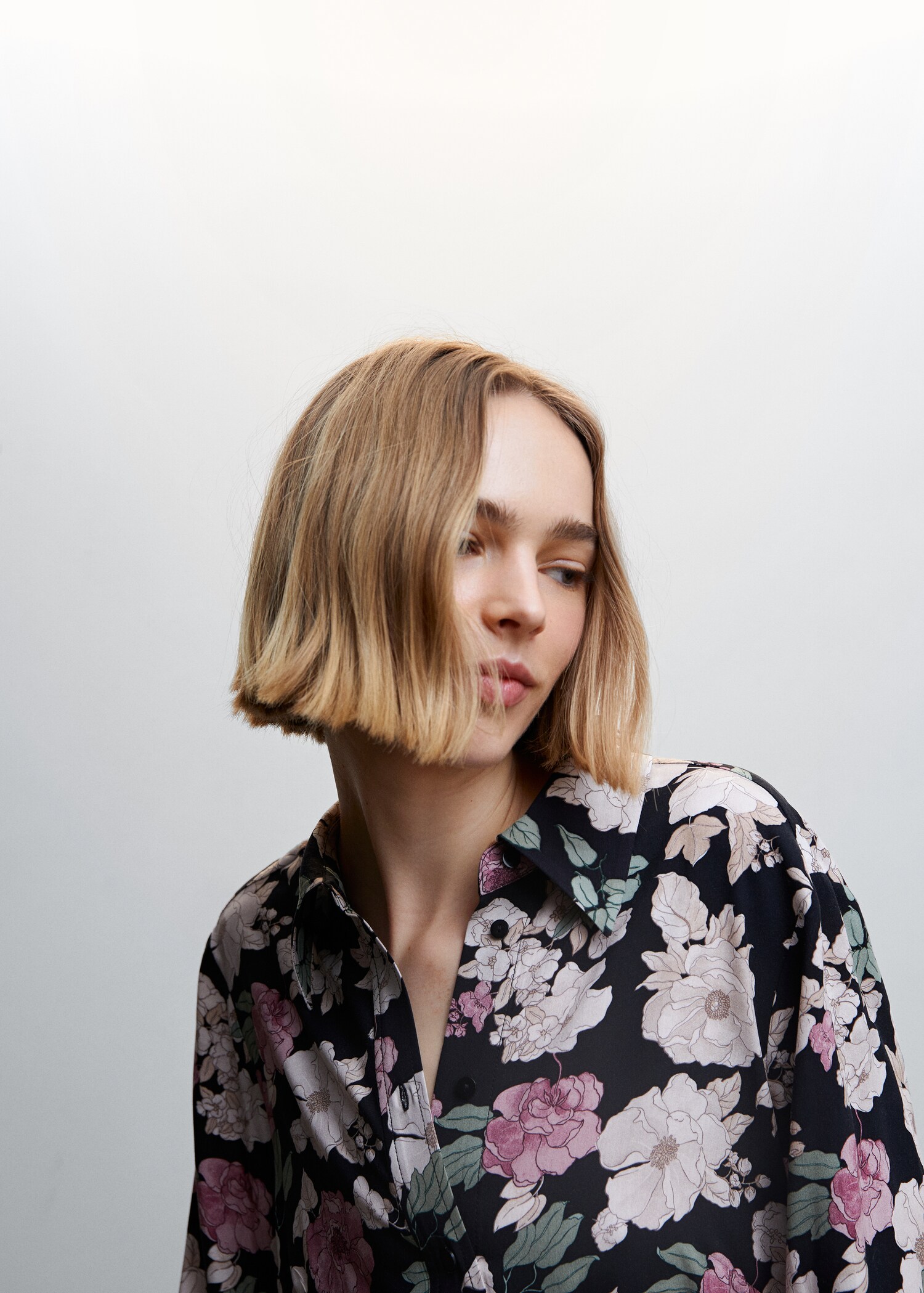 Printed shirt dress - Details of the article 6