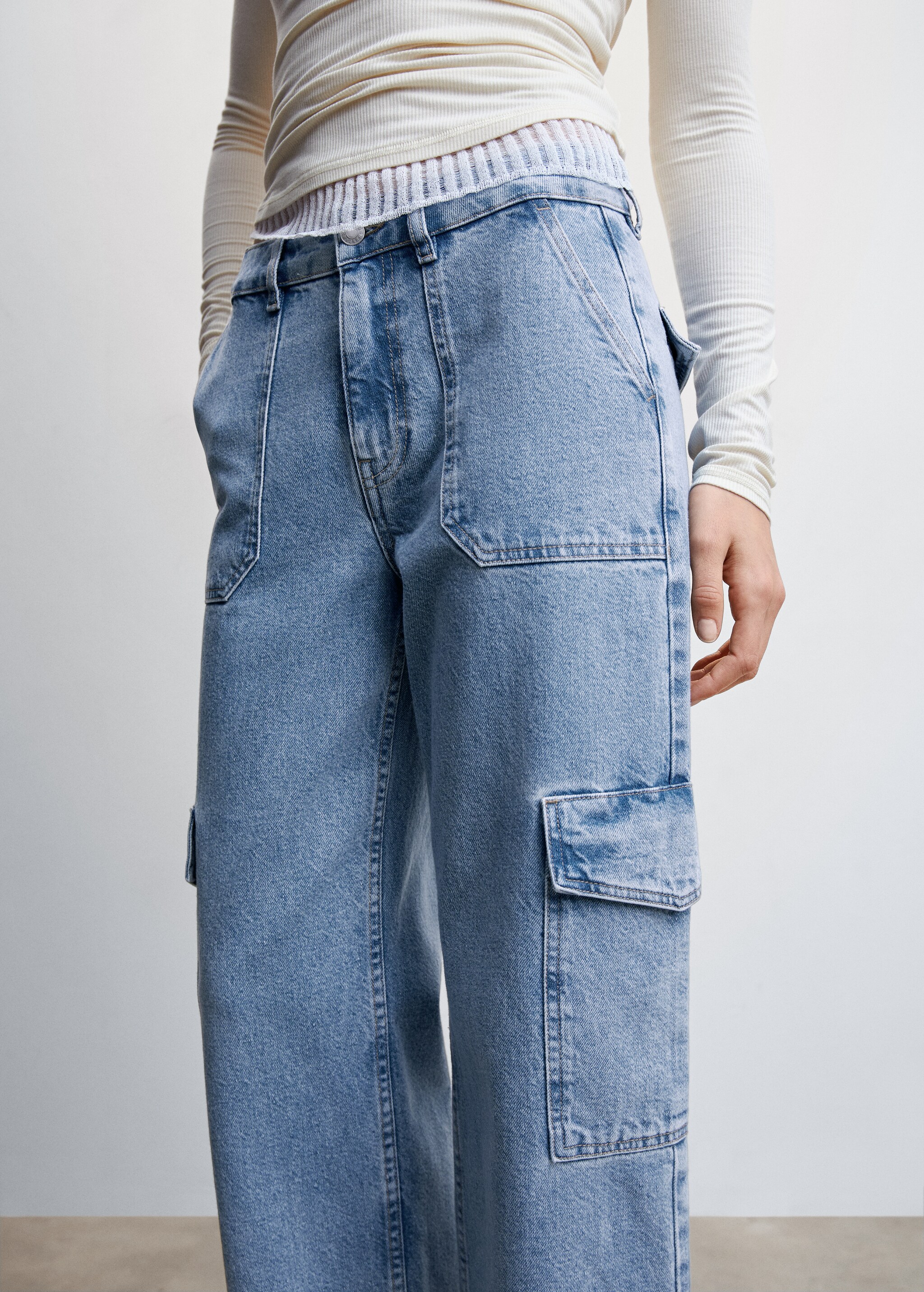 Jeans cargo bolsillos - Detalle del artículo 6