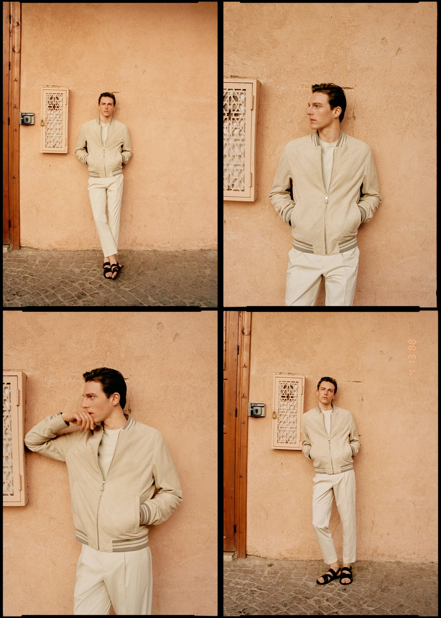 Suede leather bomber jacket - Details of the article 5