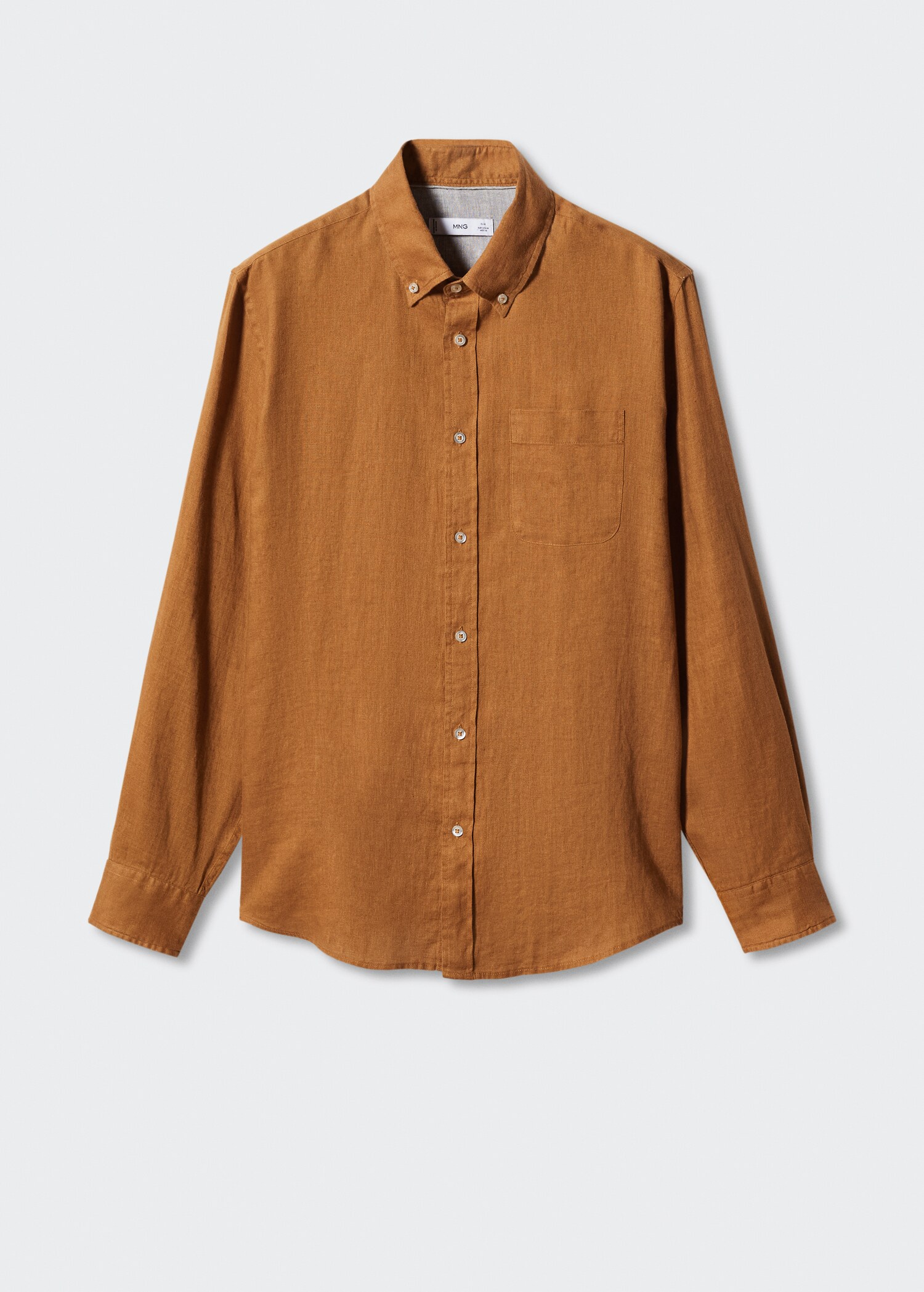 Slim Fit-Hemd aus 100 % Leinen - Artikel ohne Model