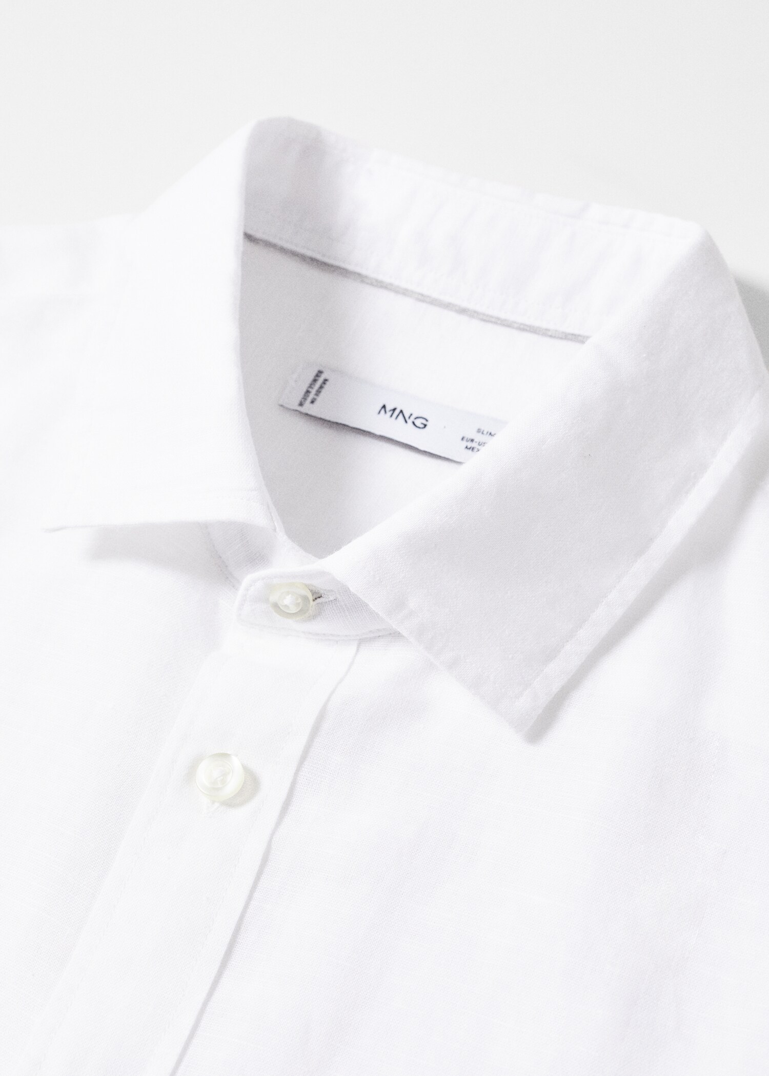 100% linen short sleeve shirt - Details of the article 8