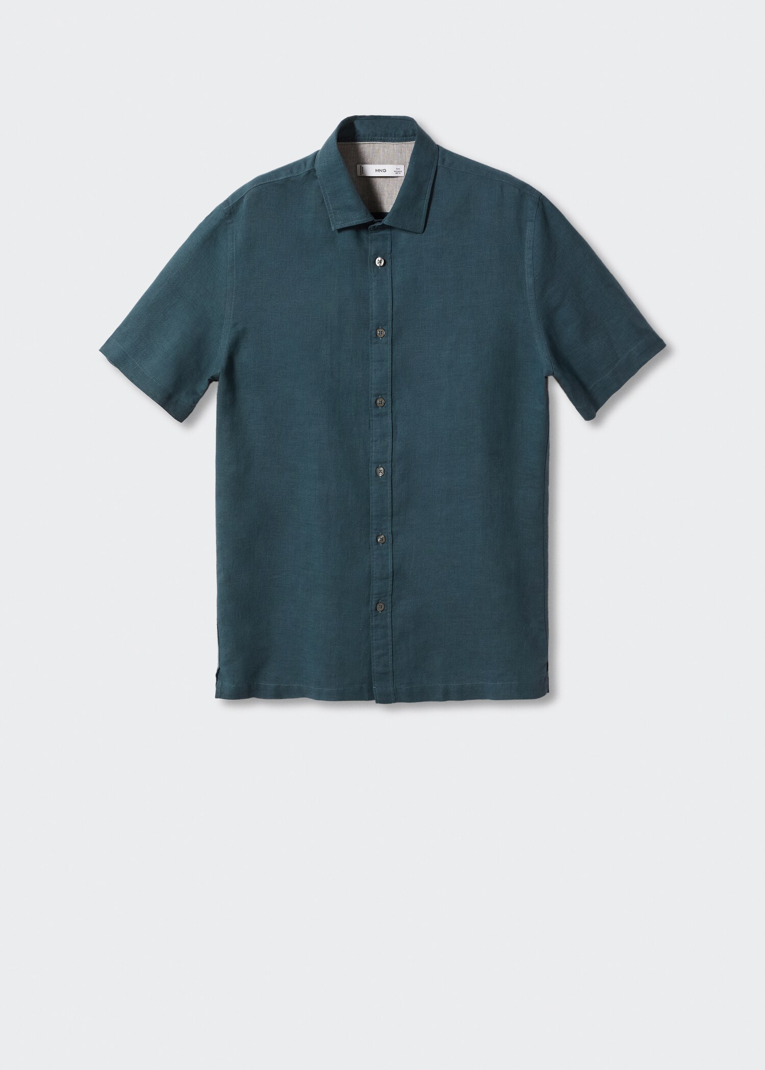 100% linen short sleeve shirt - Article without model