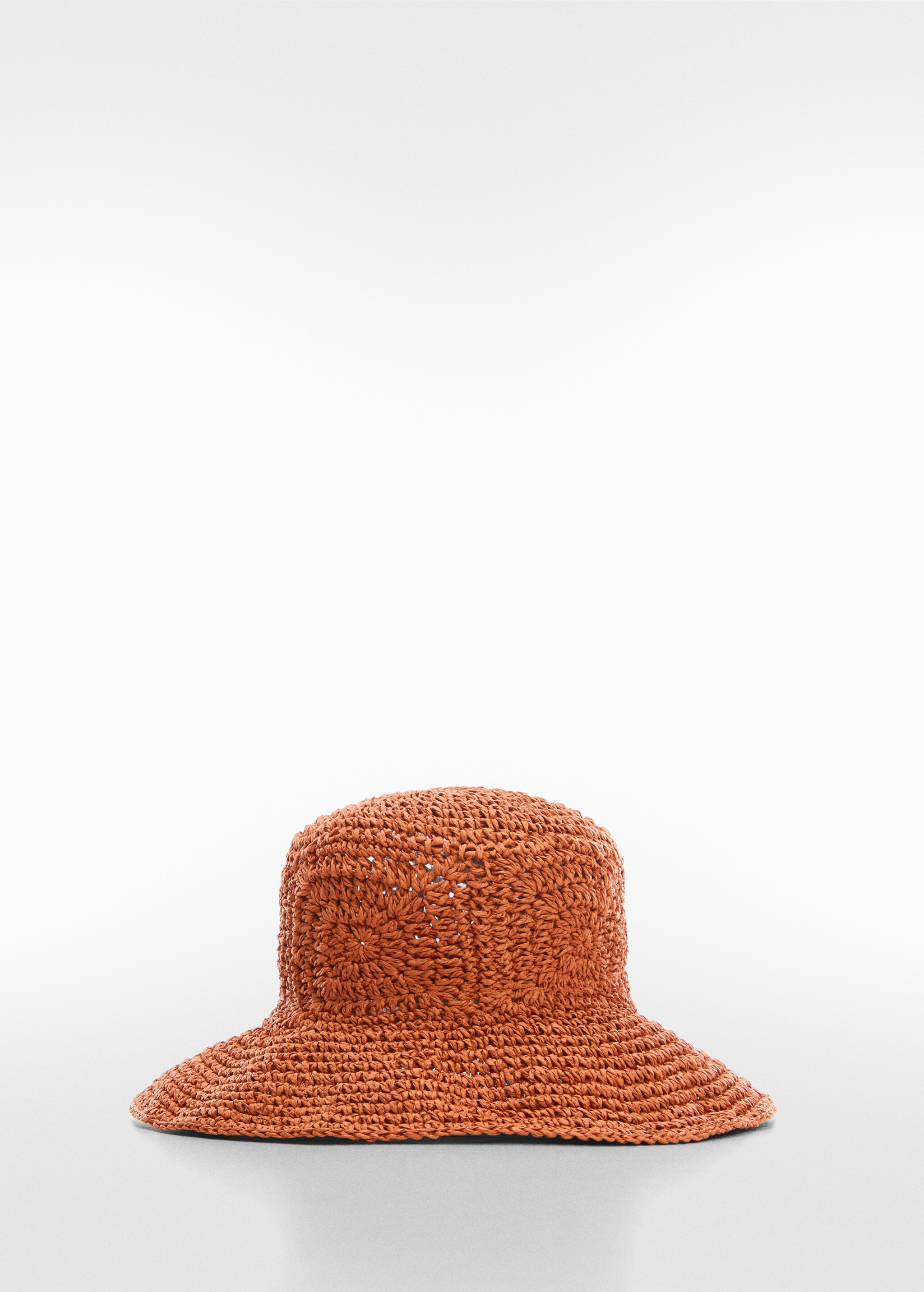 Natural fiber crochet hat - Article without model
