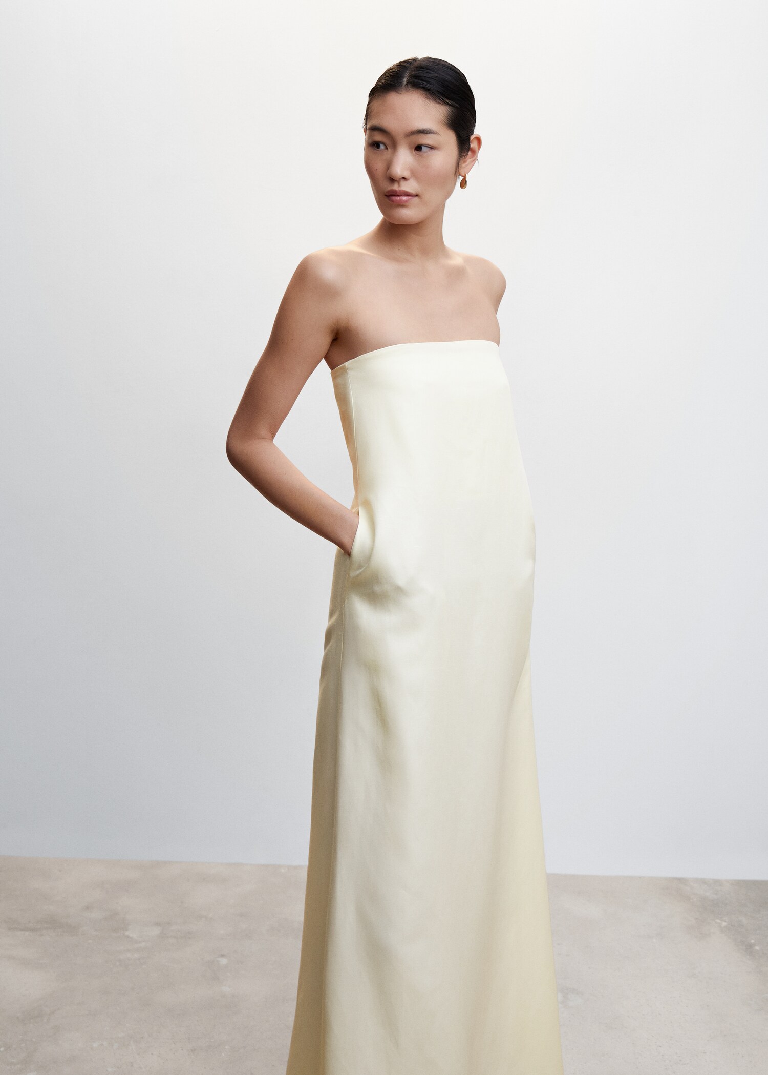 Strapless dress - Medium plane