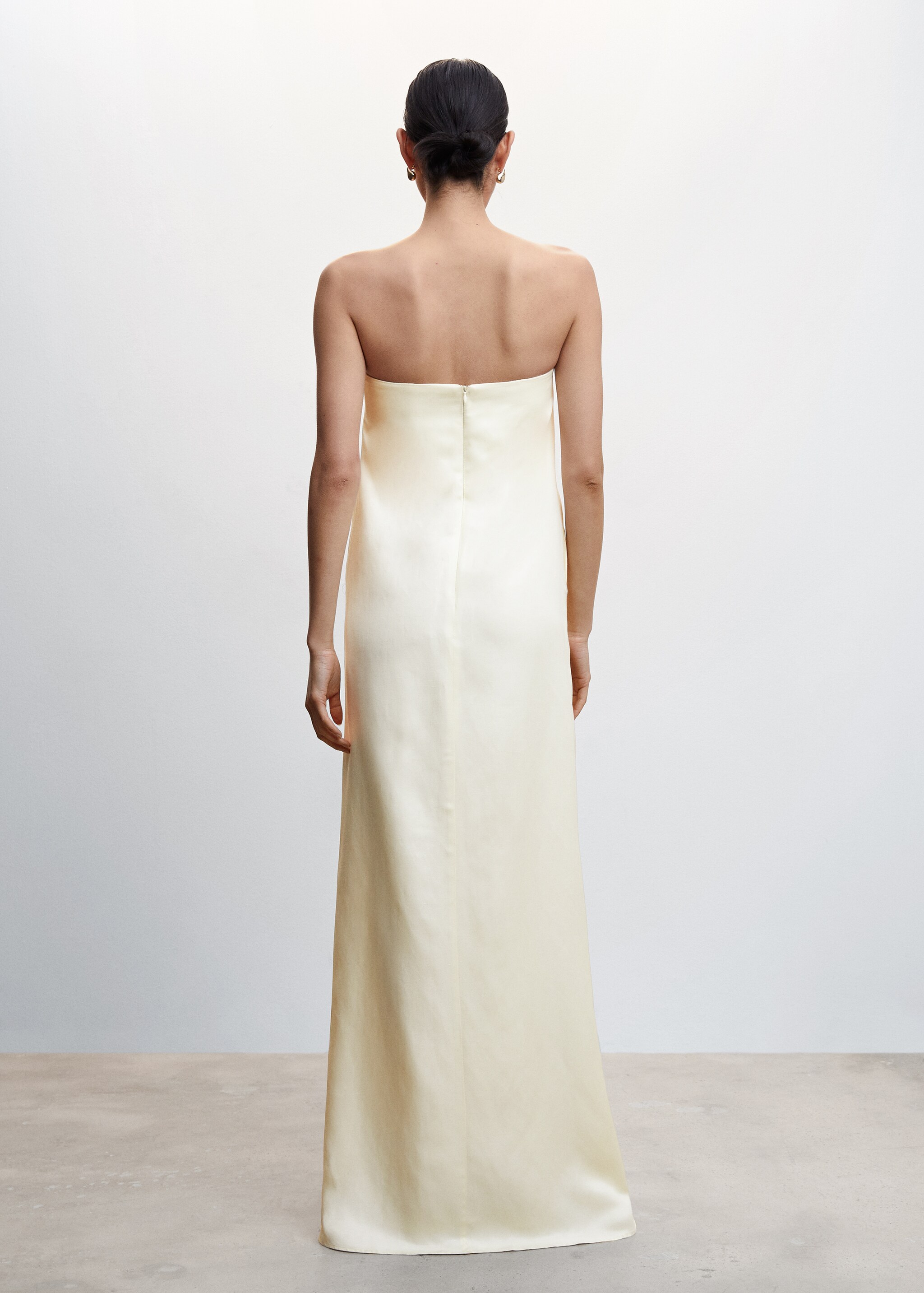 Strapless dress - Reverse of the article