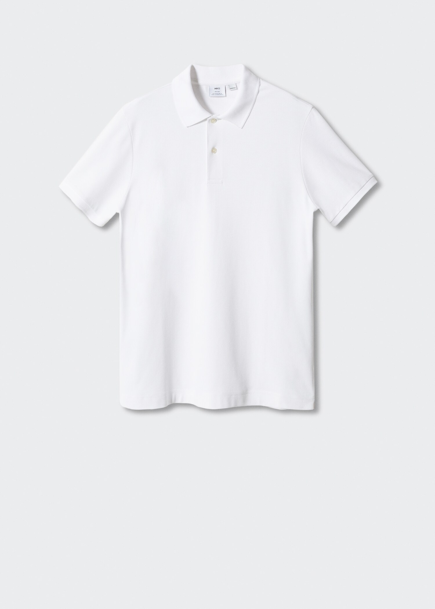 Cotton piqué polo shirt - Article without model