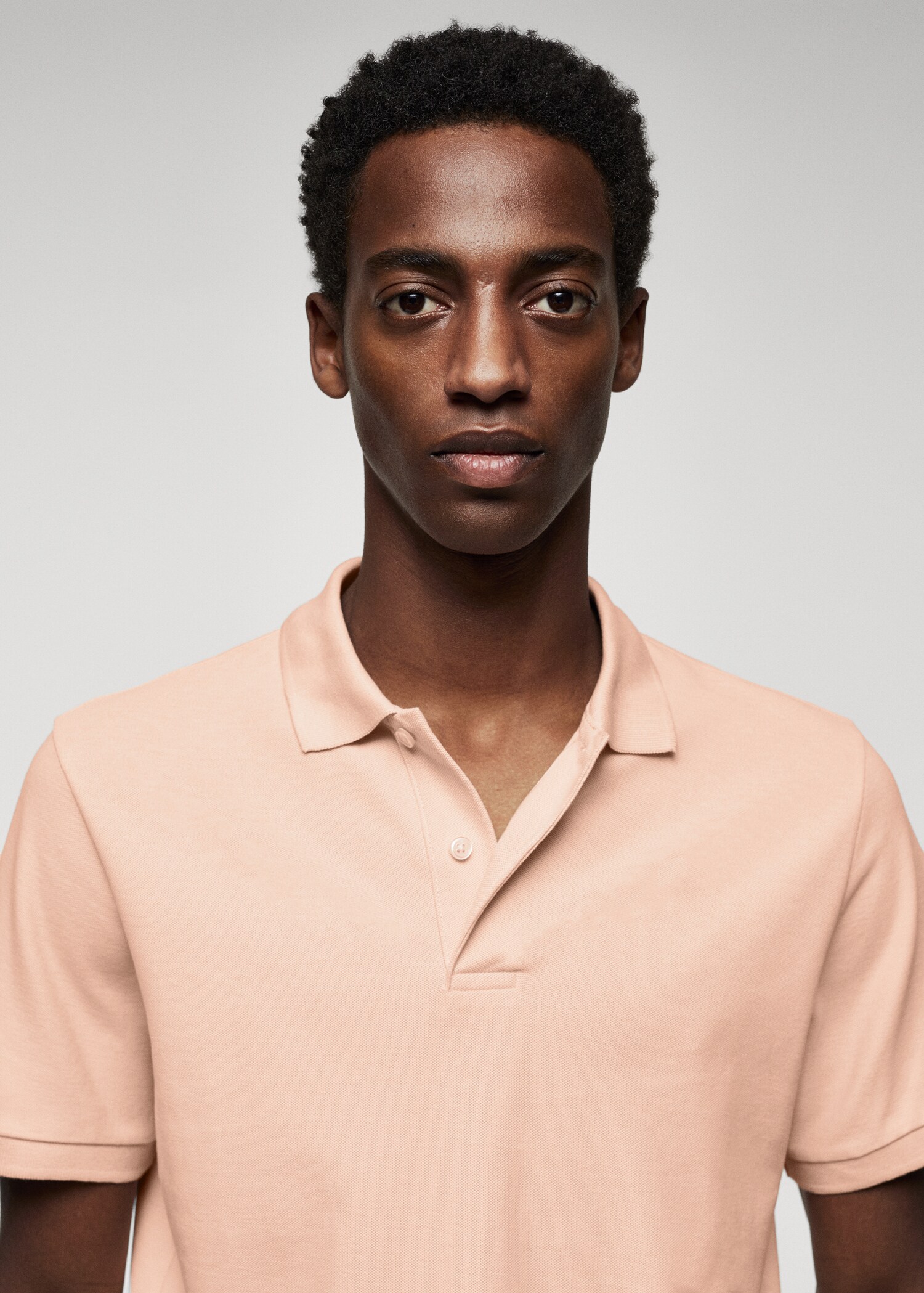 Cotton piqué polo shirt - Details of the article 1