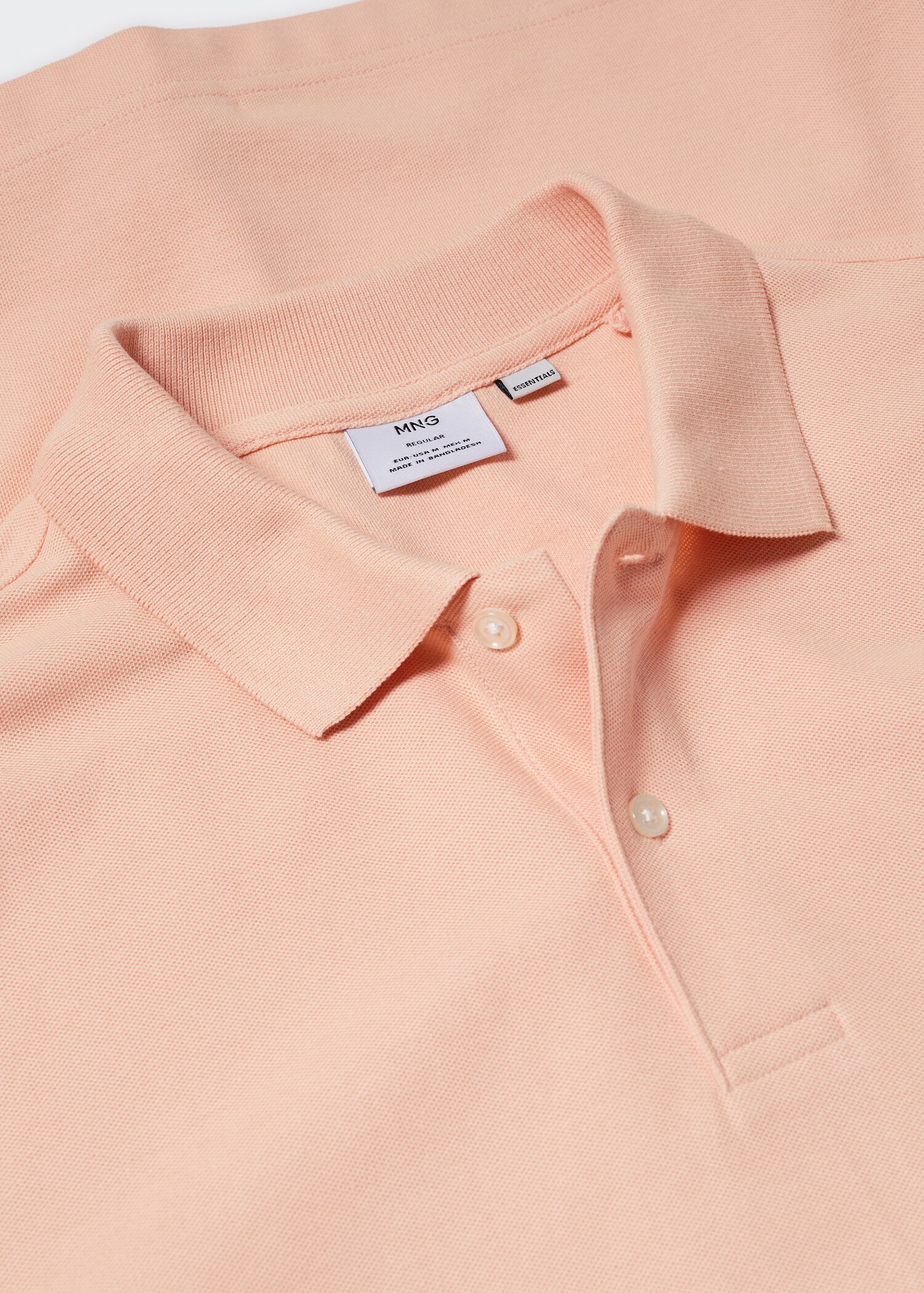 Cotton piqué polo shirt - Details of the article 8
