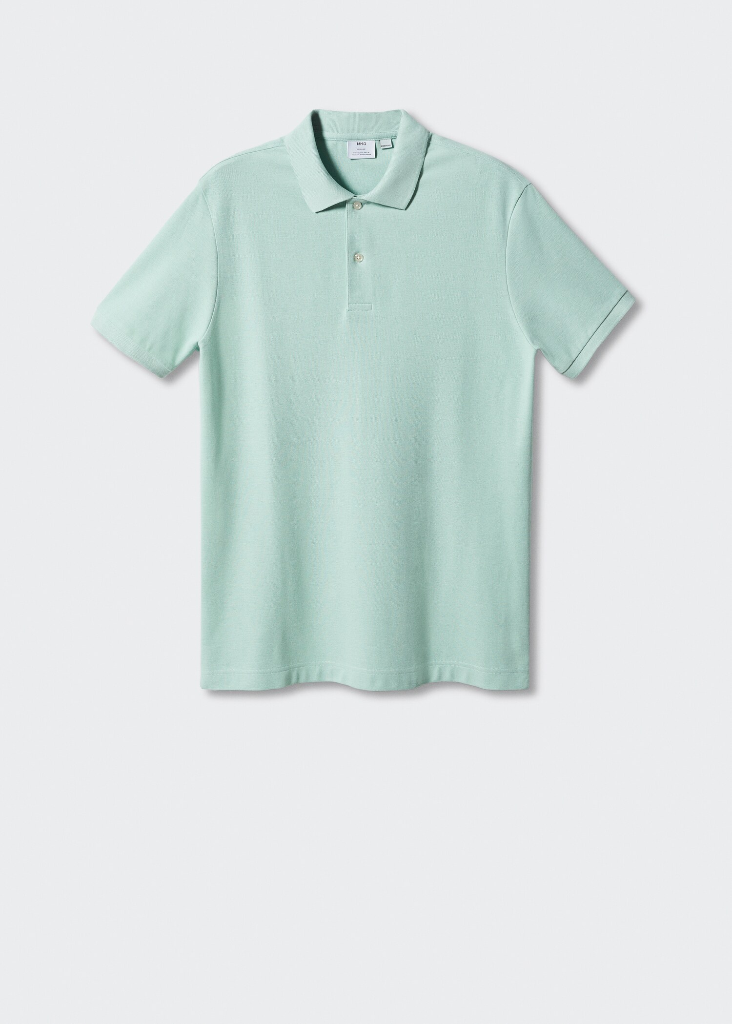 Cotton piqué polo shirt - Article without model