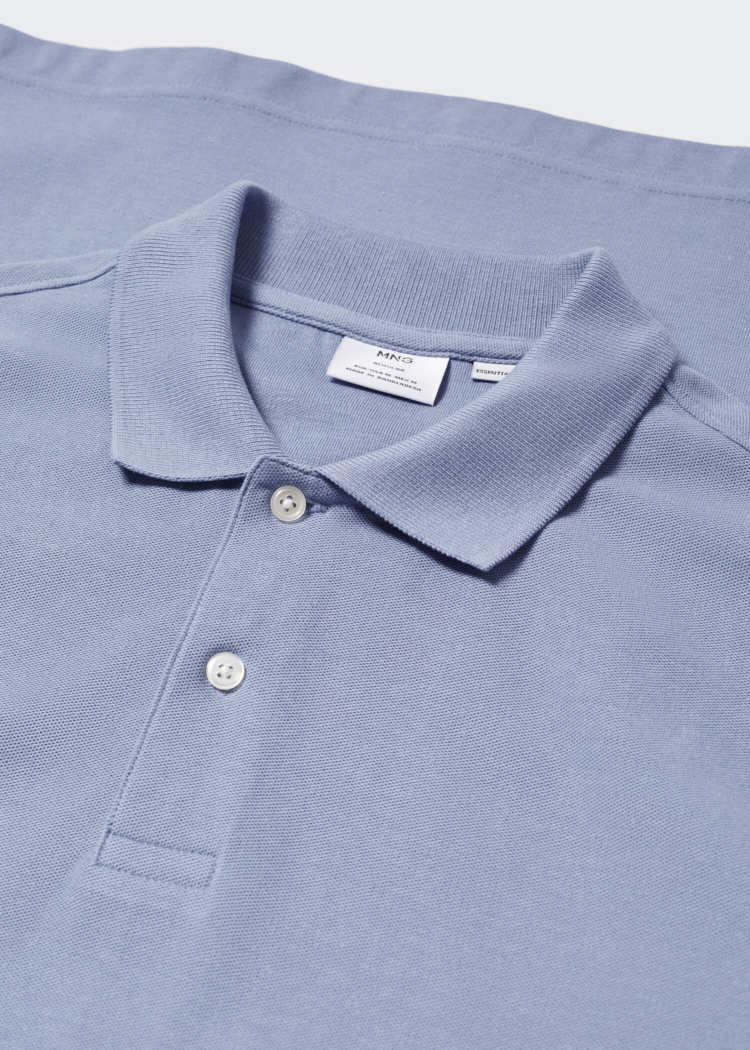 Cotton piqué polo shirt - Details of the article 8