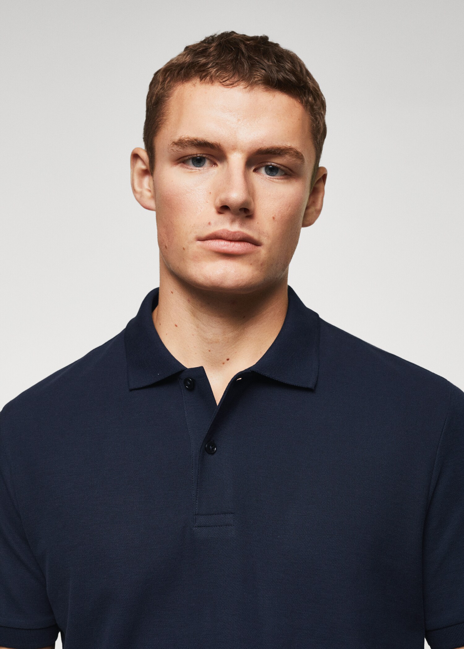 Cotton piqué polo shirt - Details of the article 1