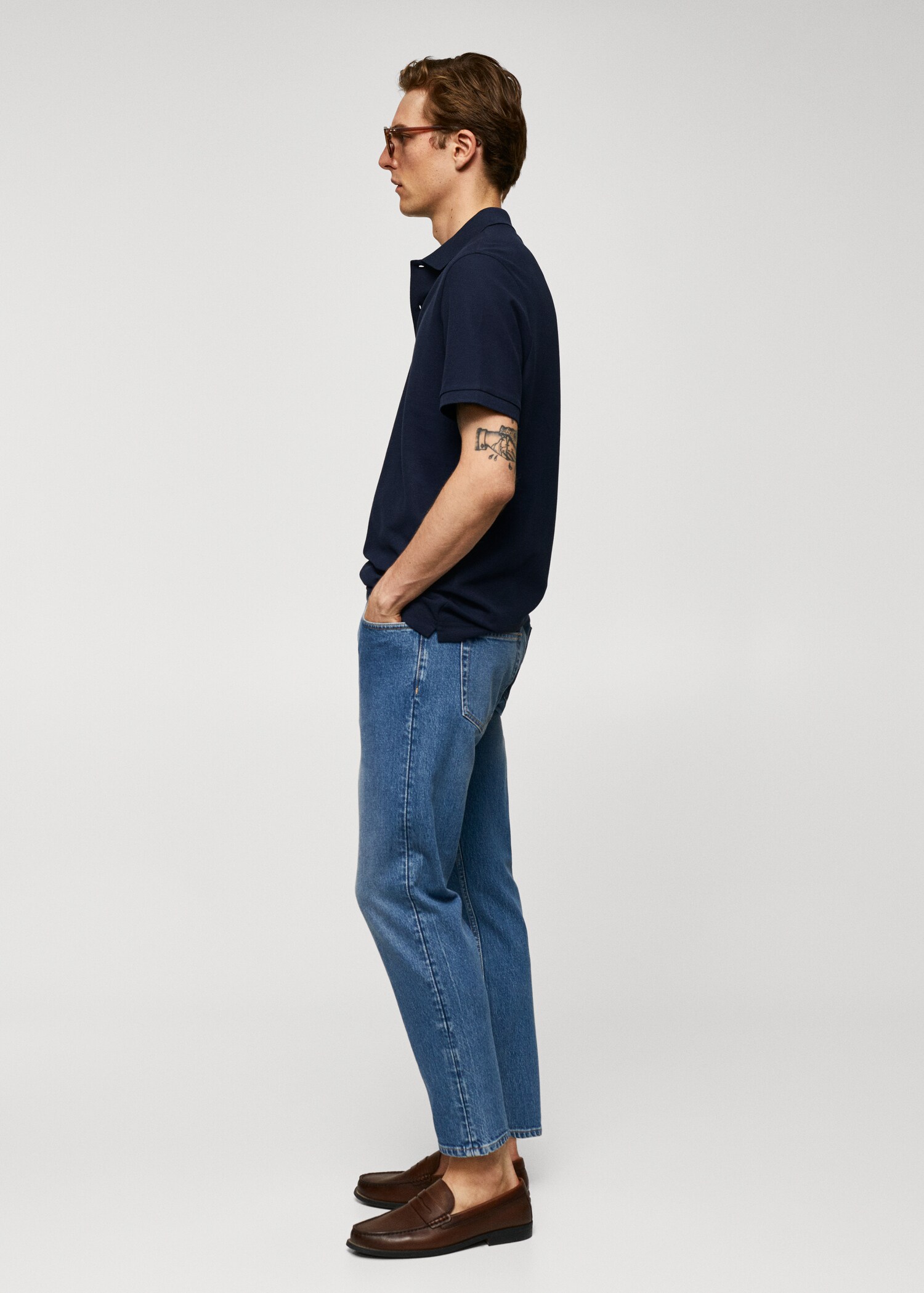 Cotton piqué polo shirt - Details of the article 2