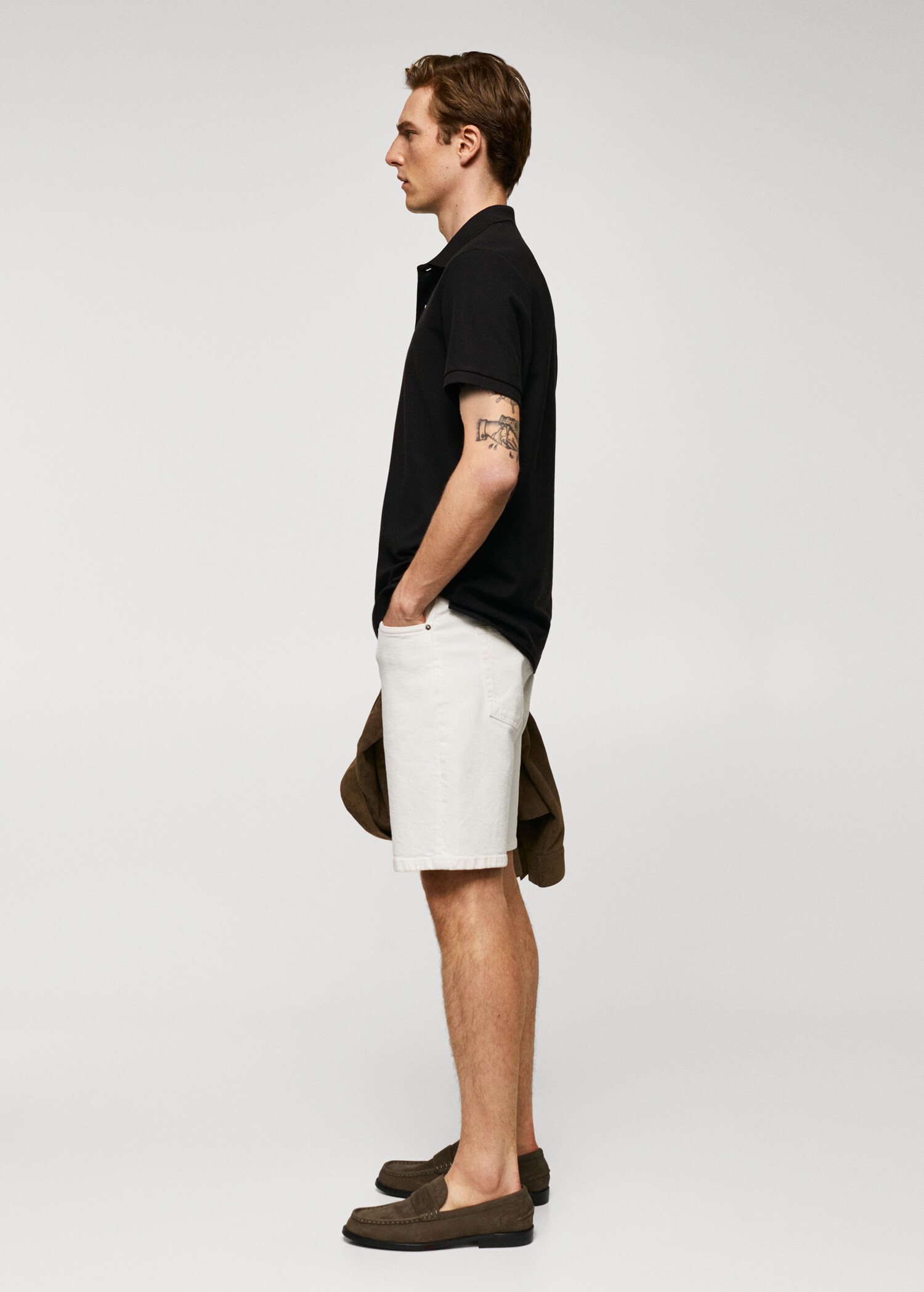 Cotton piqué polo shirt - Details of the article 2