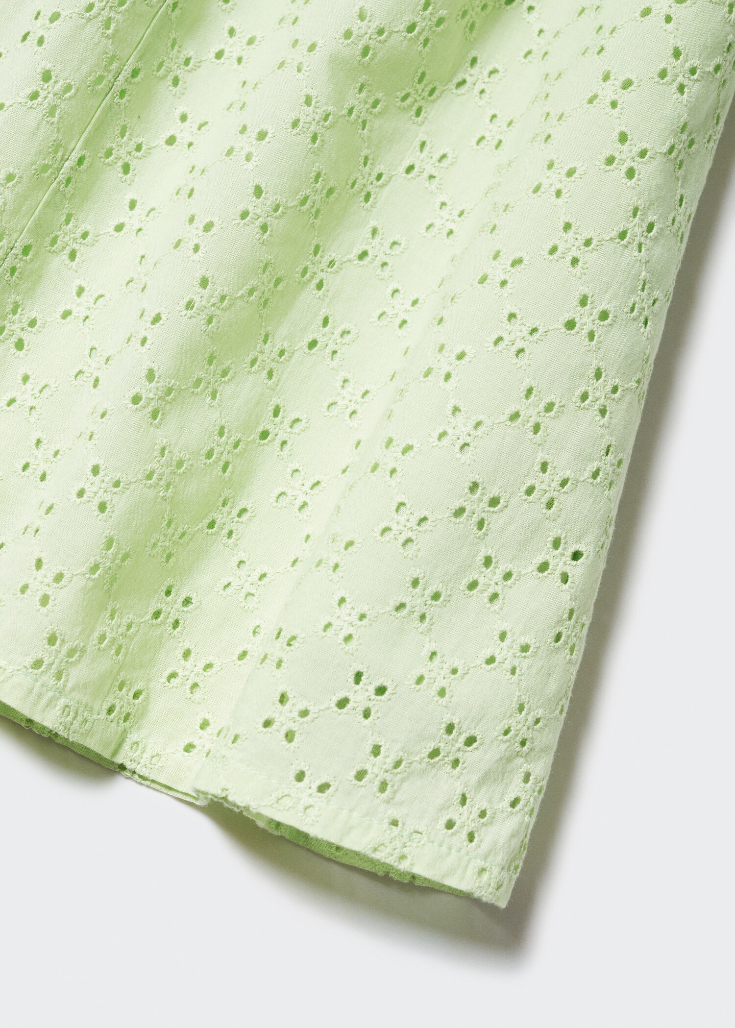 Besticktes Kleid mit Volant-Details - Detail des Artikels 0