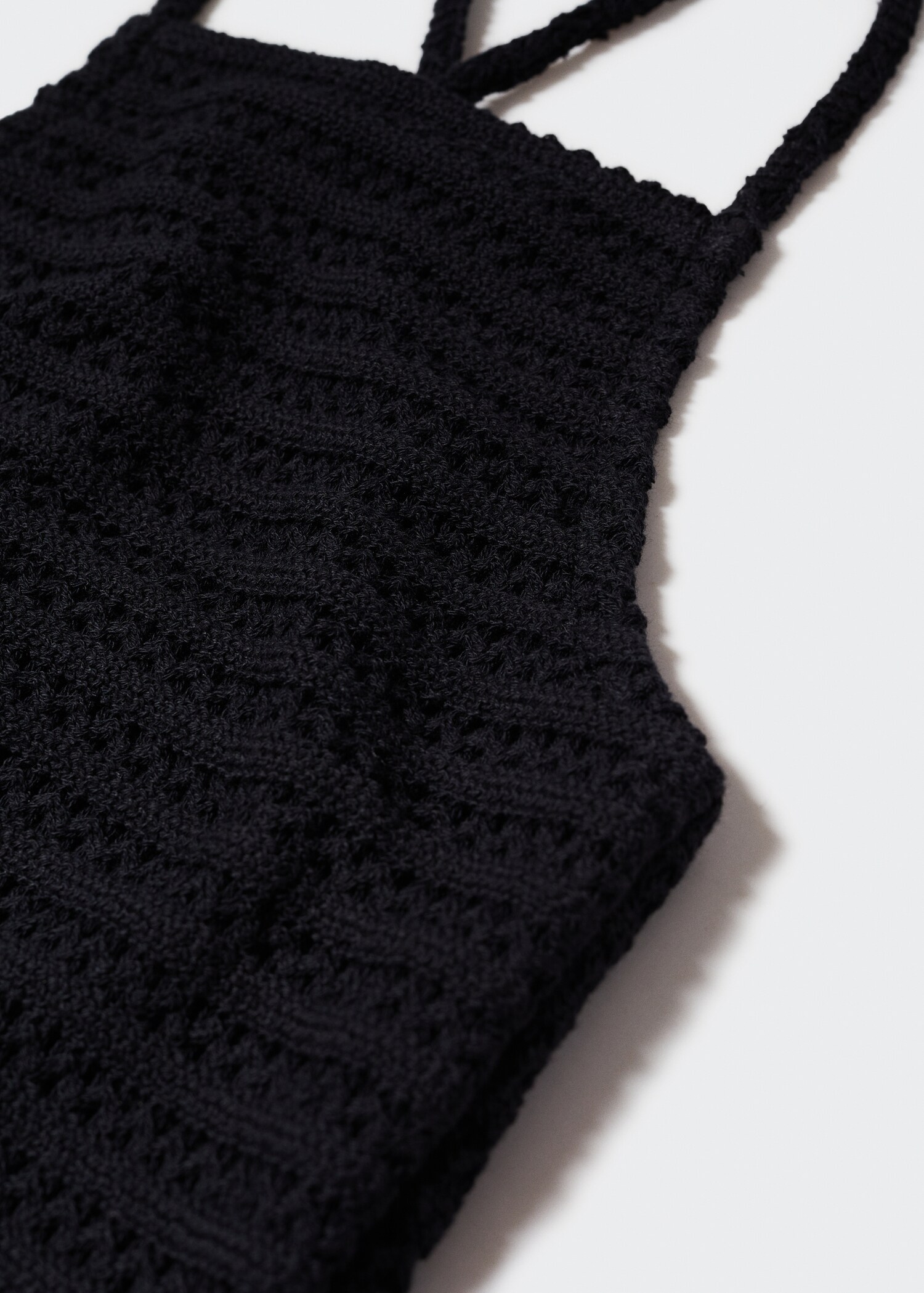 Crop-Top mit Ajourmuster - Detail des Artikels 8