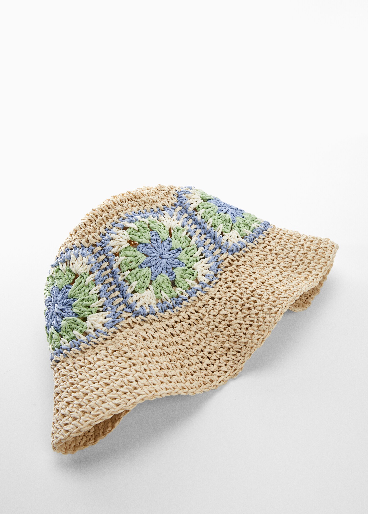 Strohhut mit Blumenverzierung - Detail des Artikels 1