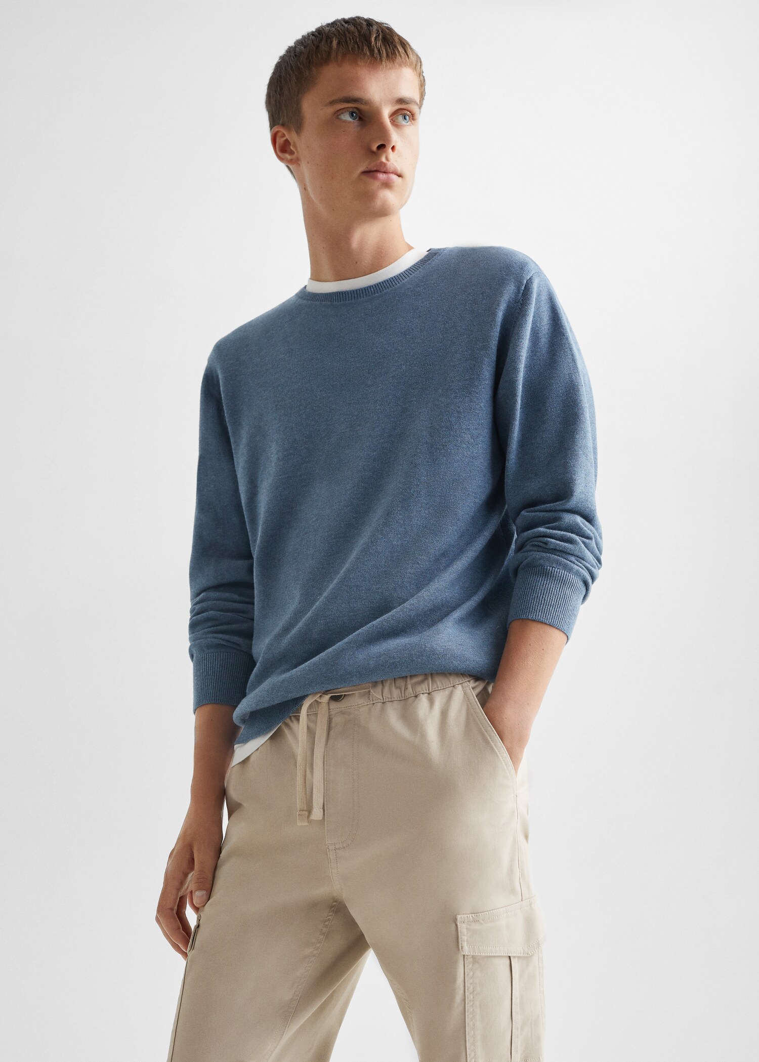 Regular-fit cargo pants - Medium plane