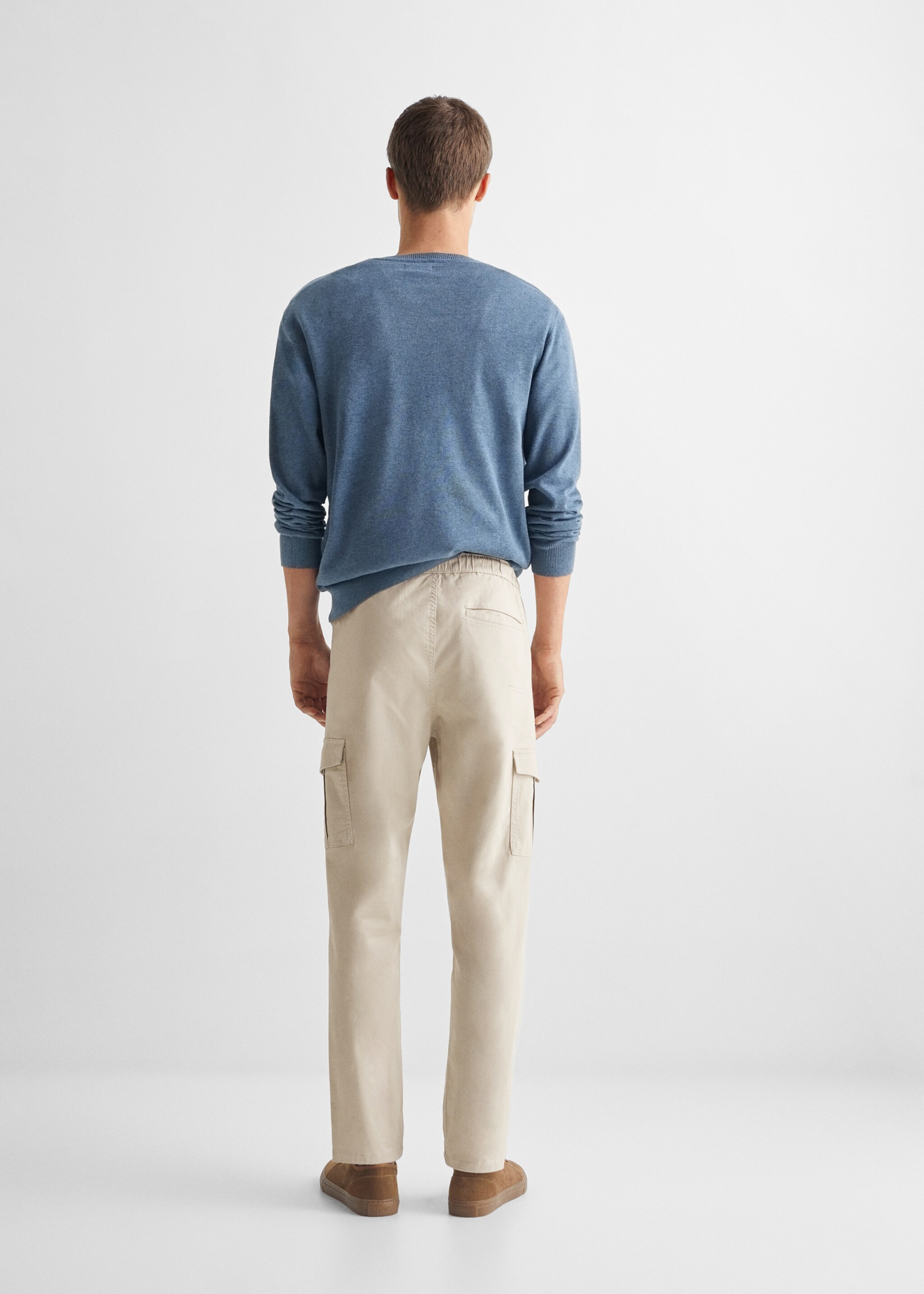 Regular-fit cargo pants - Reverse of the article