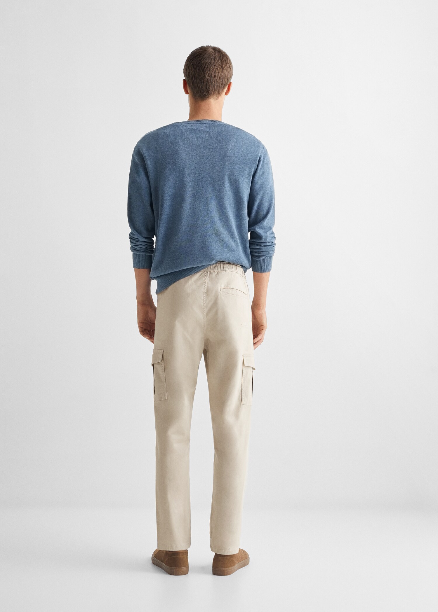 Regular-fit cargo pants - Reverse of the article