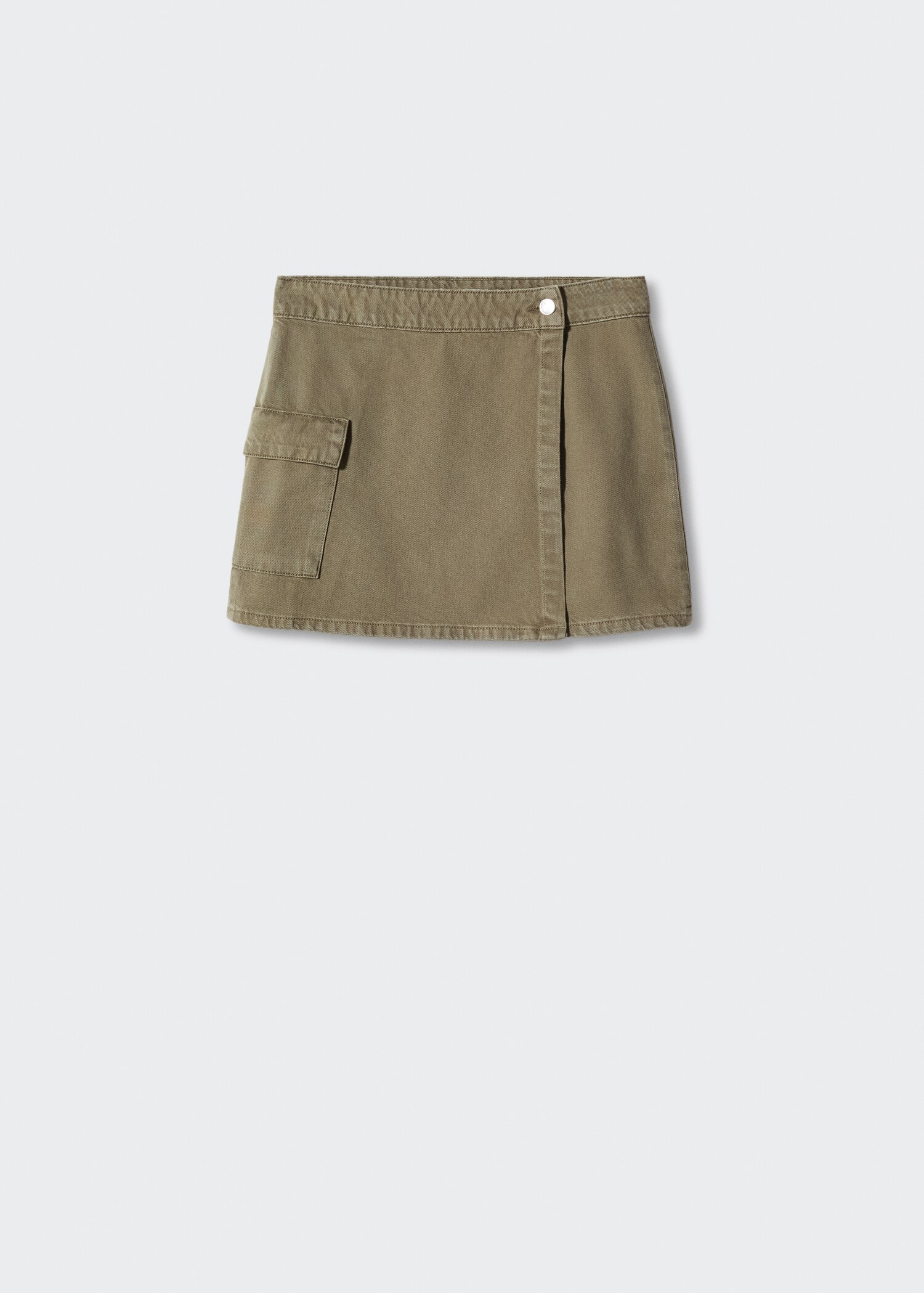 Minikjol denim omlott - Artikel utan modell