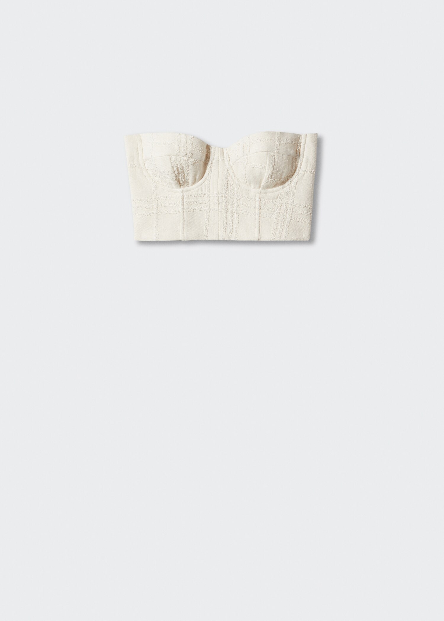Textured corset top - Article without model