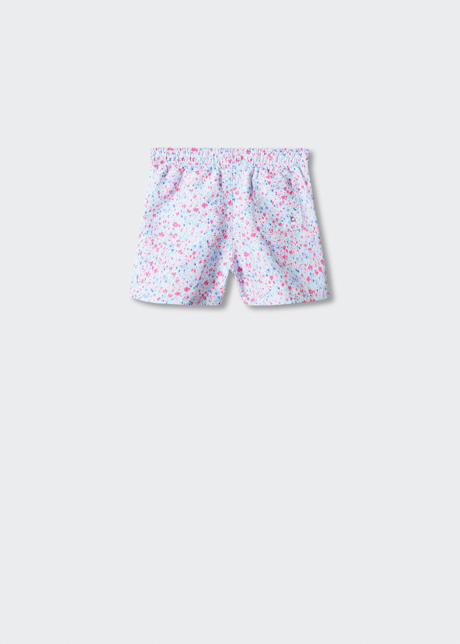 Gemusterte Badeshorts - Rückseite des Artikels
