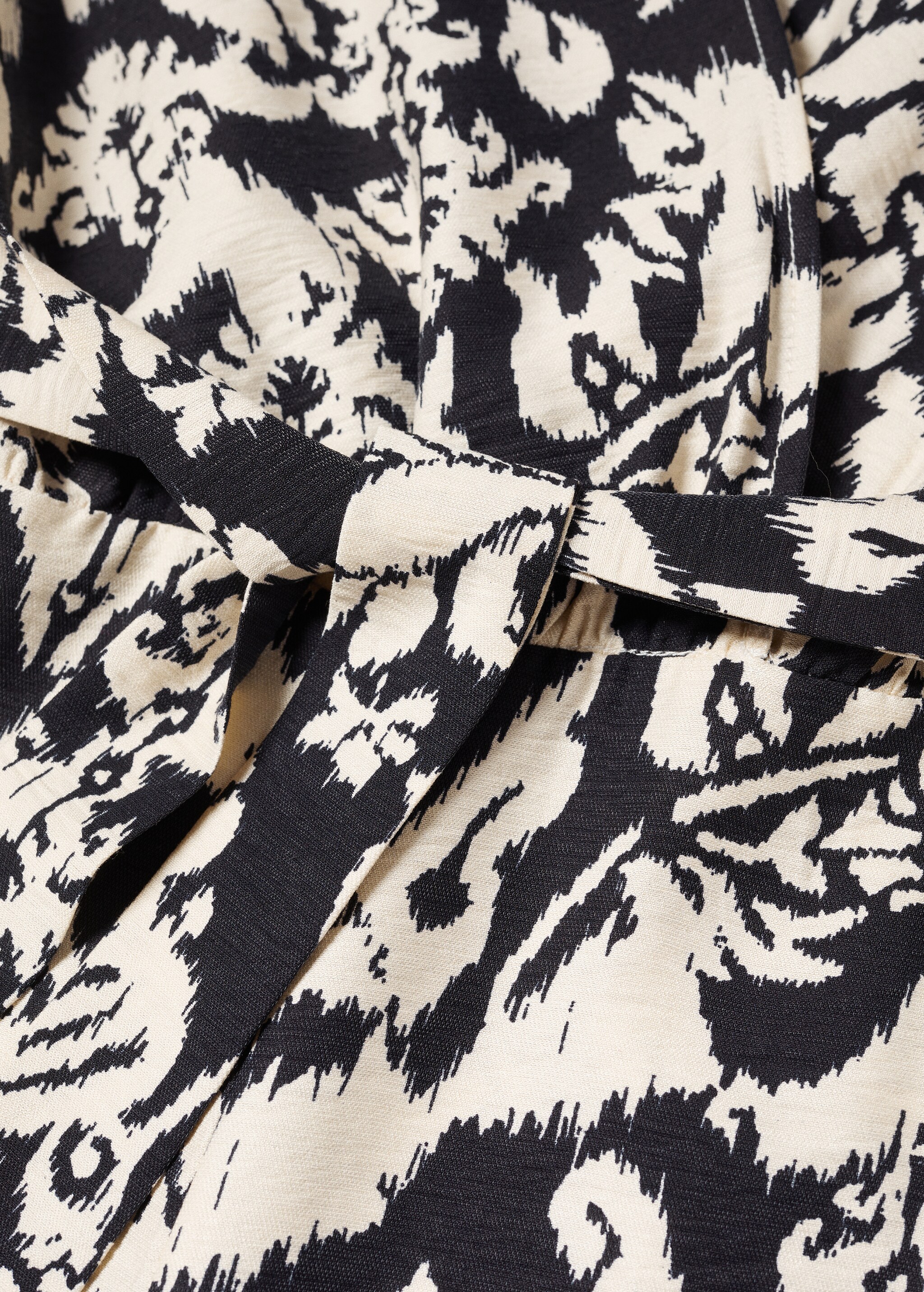 Geometric-print jumpsuit with bow - Details of the article 8