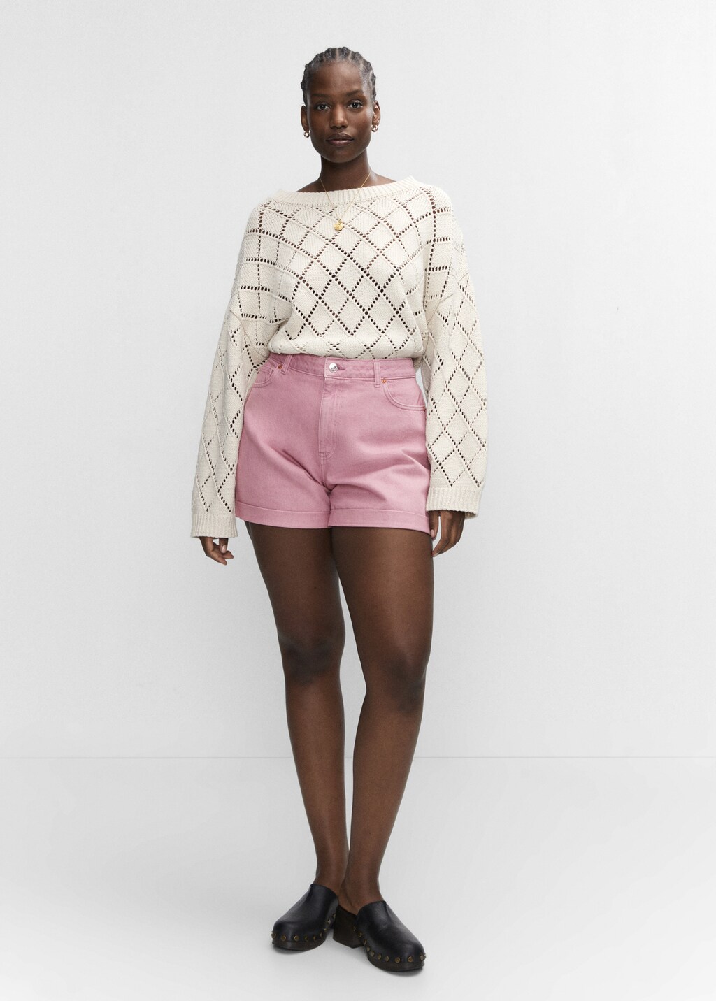 Mom fit denim shorts Women MANGO OUTLET United Kingdom
